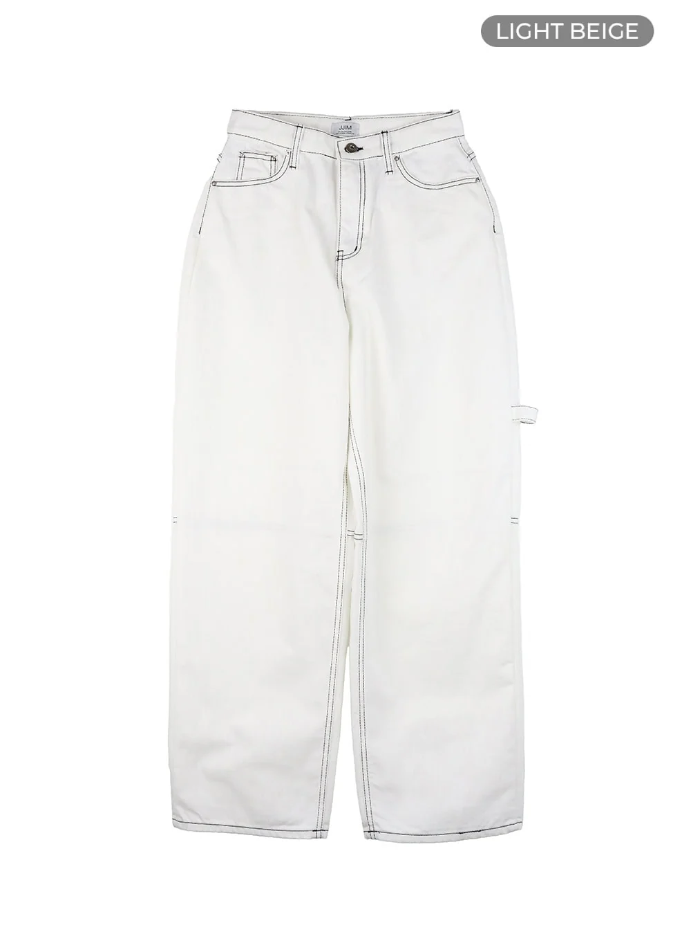 Low-Rise Strap Baggy Jeans CY414 - Image 13