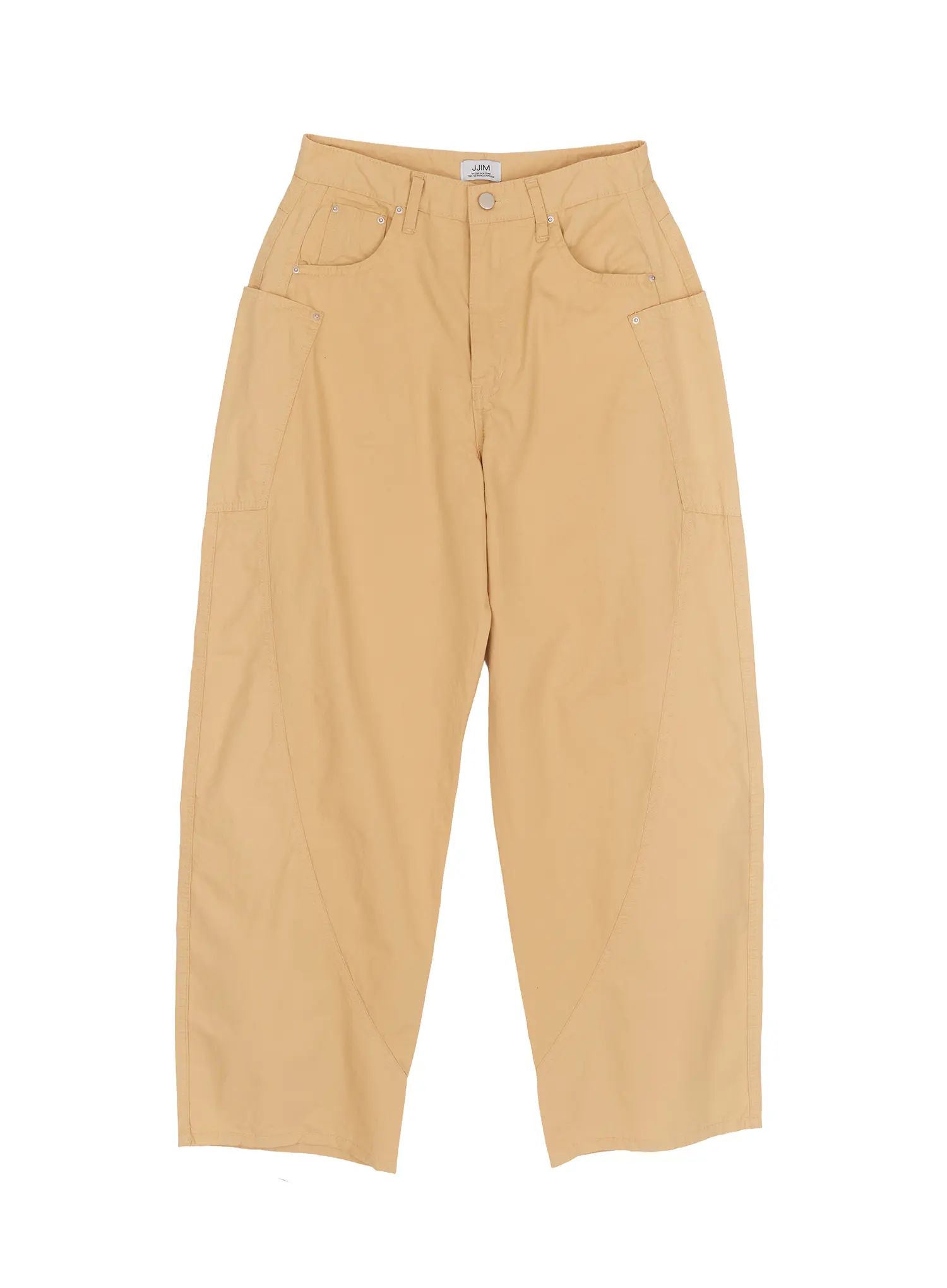Low-Rise Wide Cotton Pants CA507 - Image 11