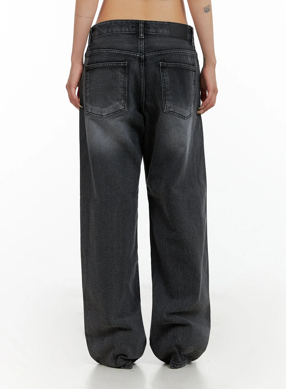 Low Rise Wide Leg Jeans CL415 - Image 6