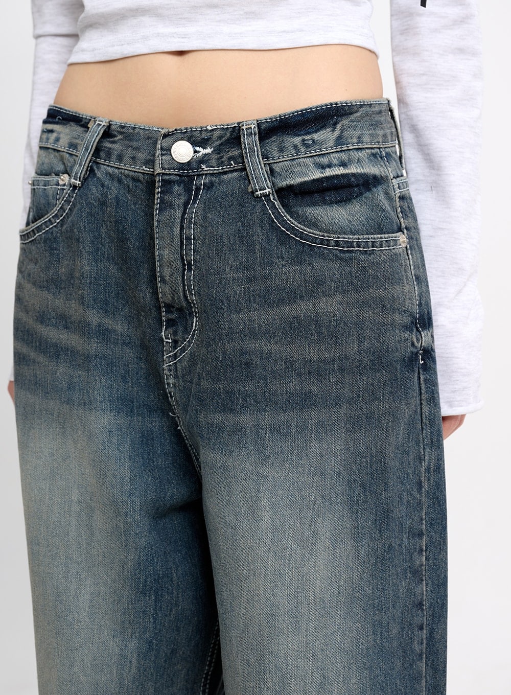 Low Waist Baggy Jeans CM415 - Image 4