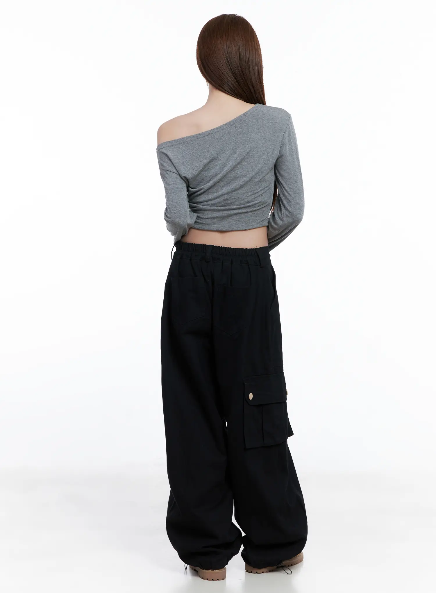 Lucky Girl One-Shoulder Long Sleeve Top CG529 - Image 8