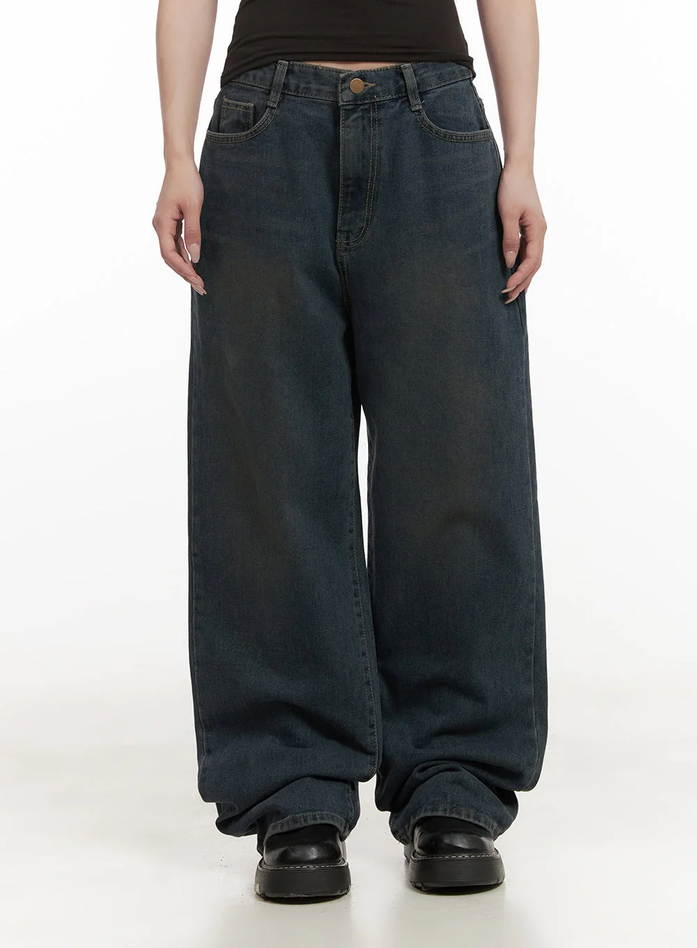Luna Denim Wide-Leg Jeans CD406 - Image 9