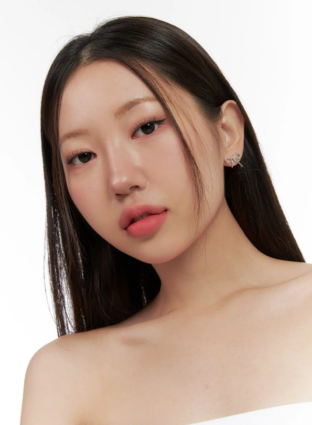 Luna Ribbon Earrings IS413 - Image 4