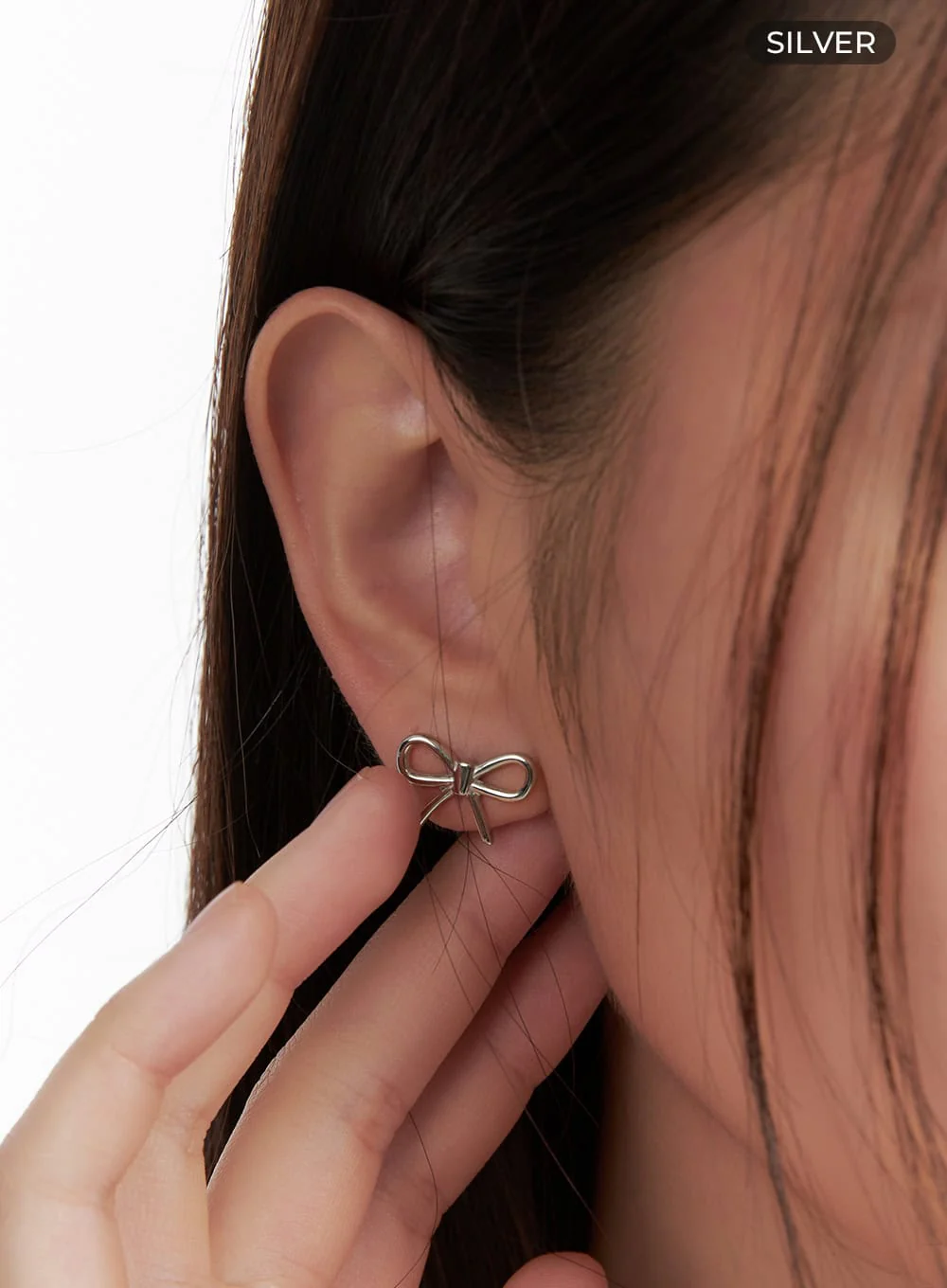 Luna Ribbon Earrings IS413 - Image 6