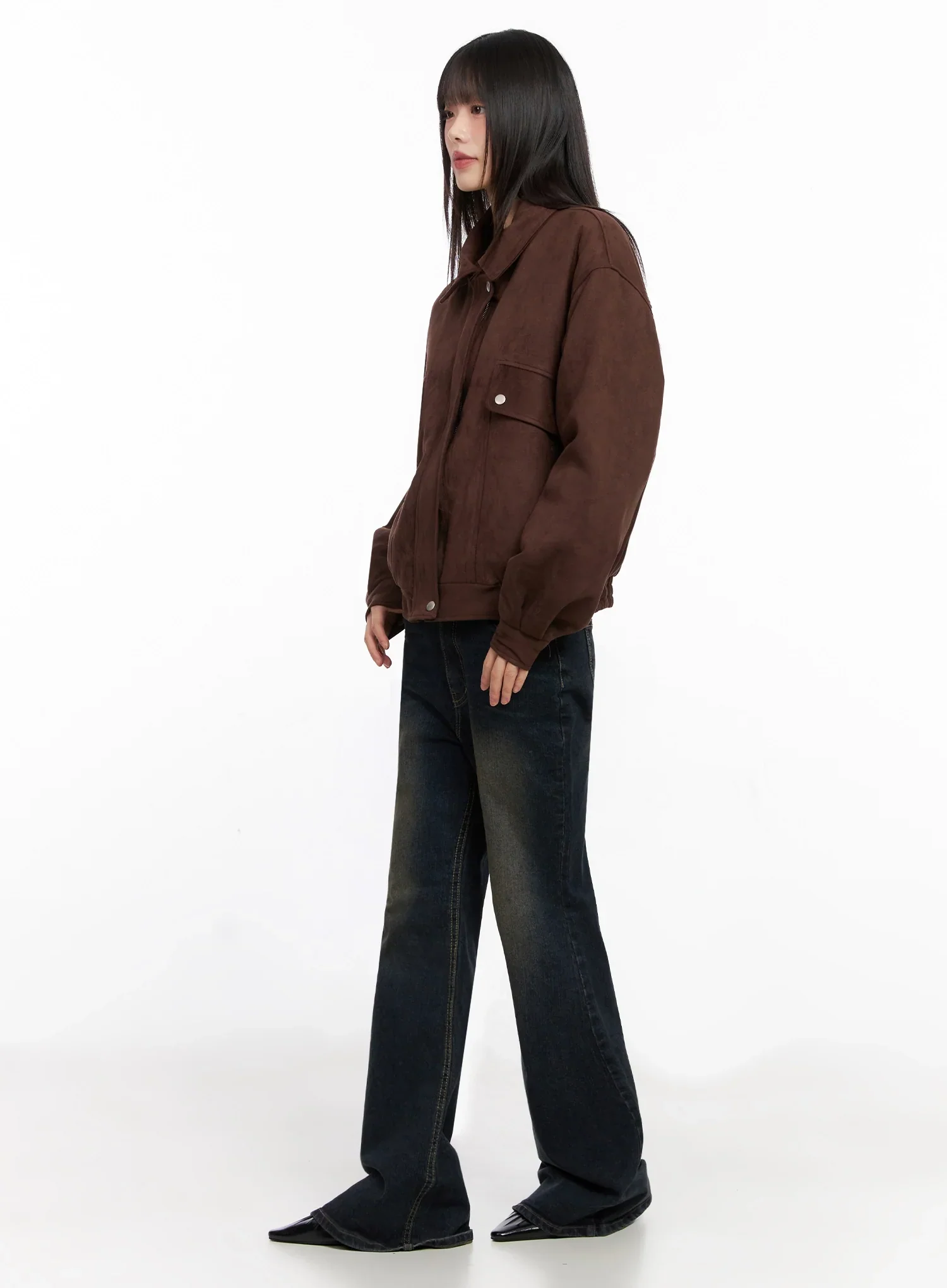 Lyanna Vintage Wash Bootcut Jeans IN503 - Image 12