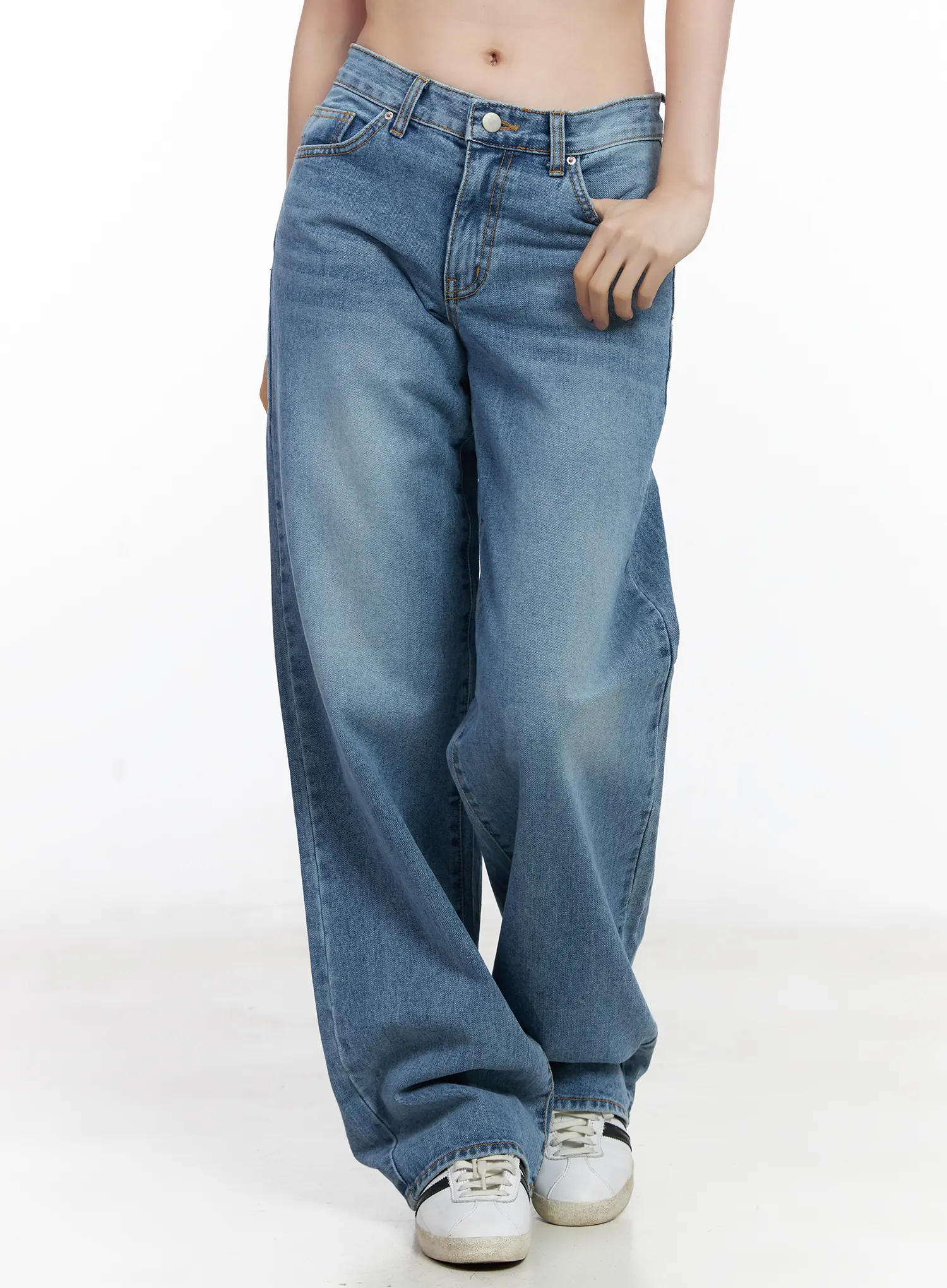 Maisy Casual Wide Leg Jeans CJ519