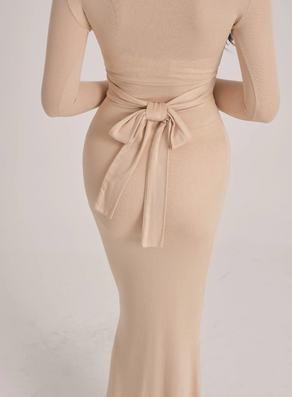 Maxi Wrap Mermaid Dress J31 - Image 12