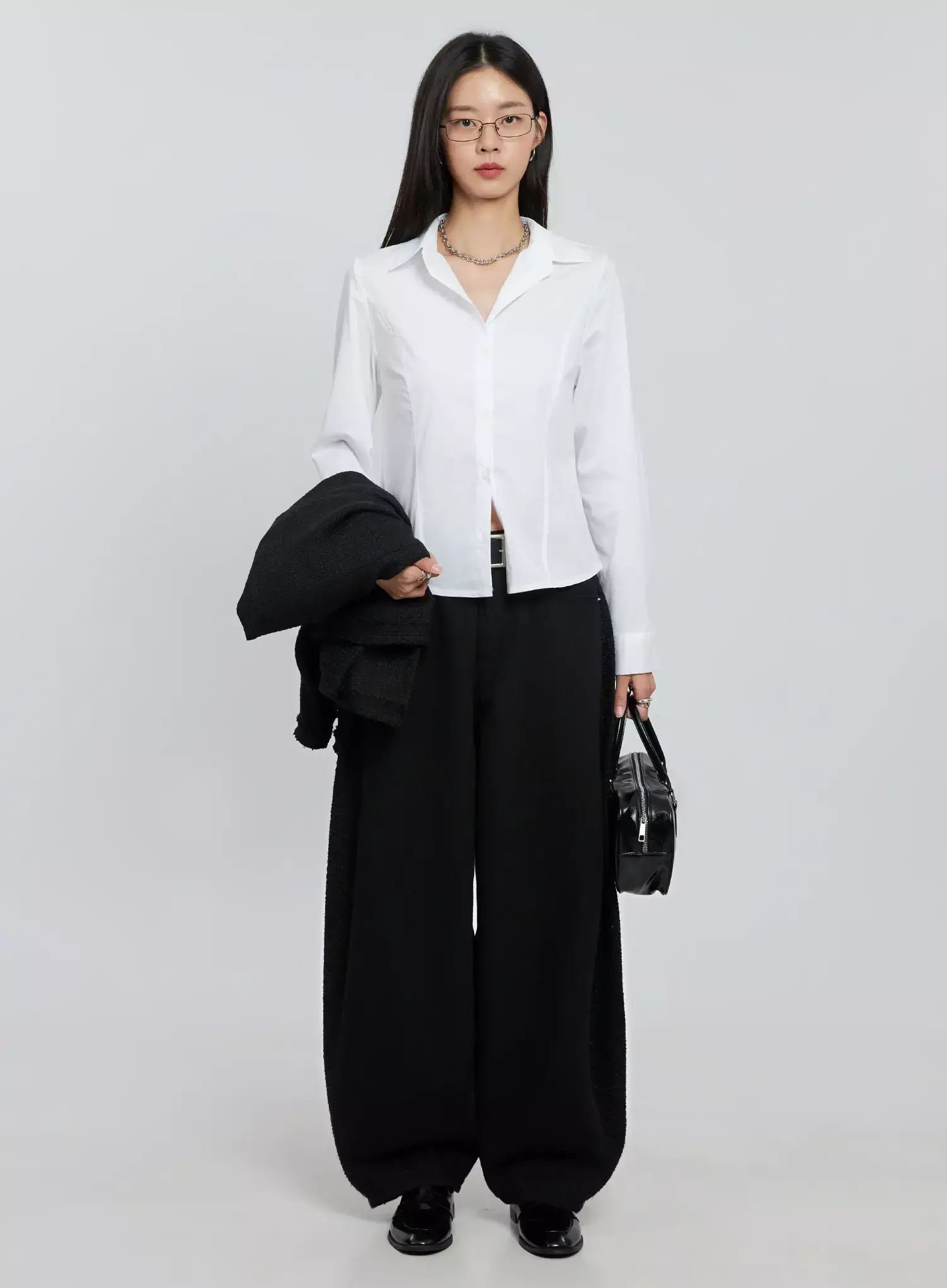 Maxine Wide Leg Tweed Pants IO530 - Image 13