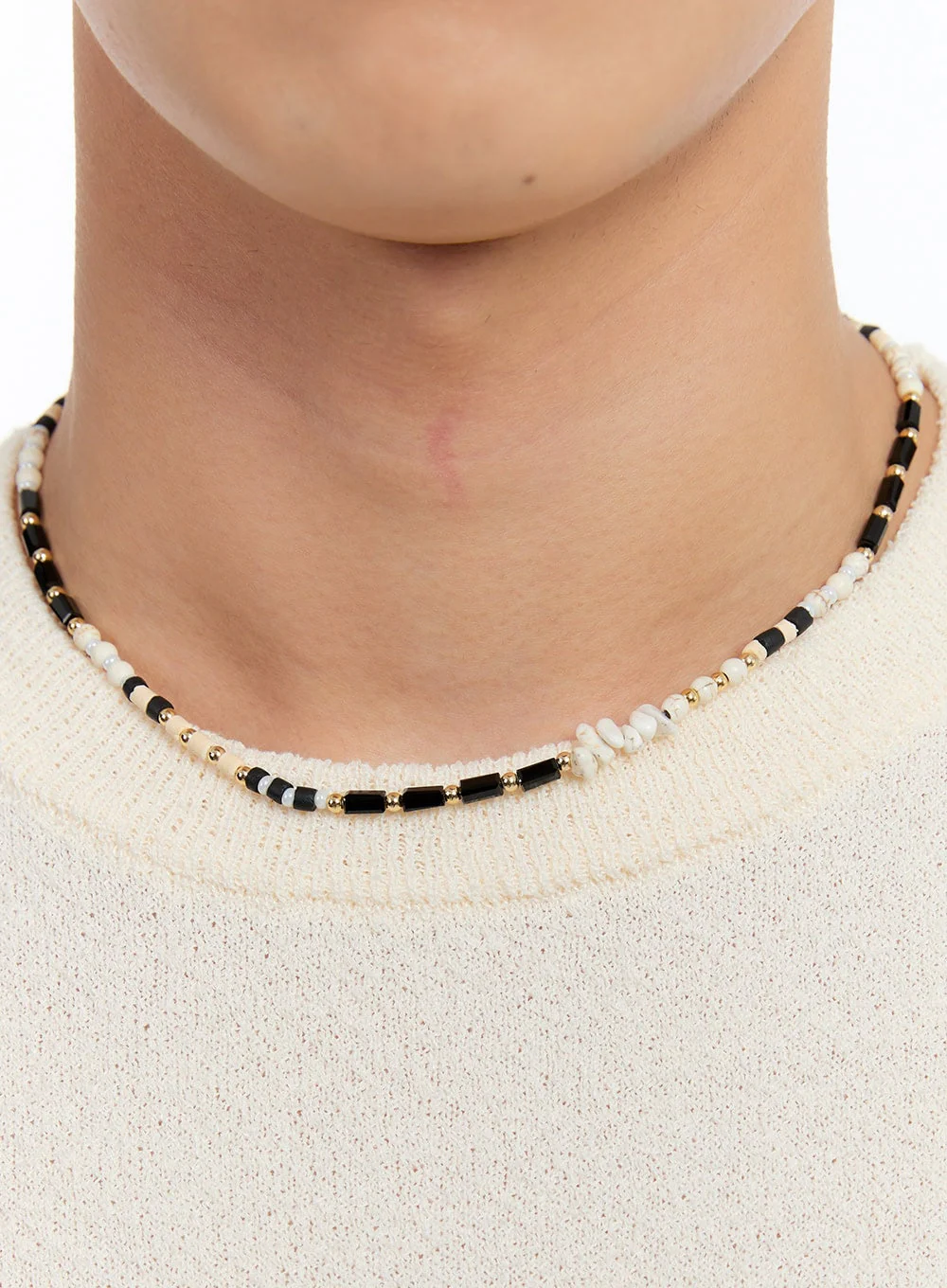 Men’s Beaded Charm Necklace IY529