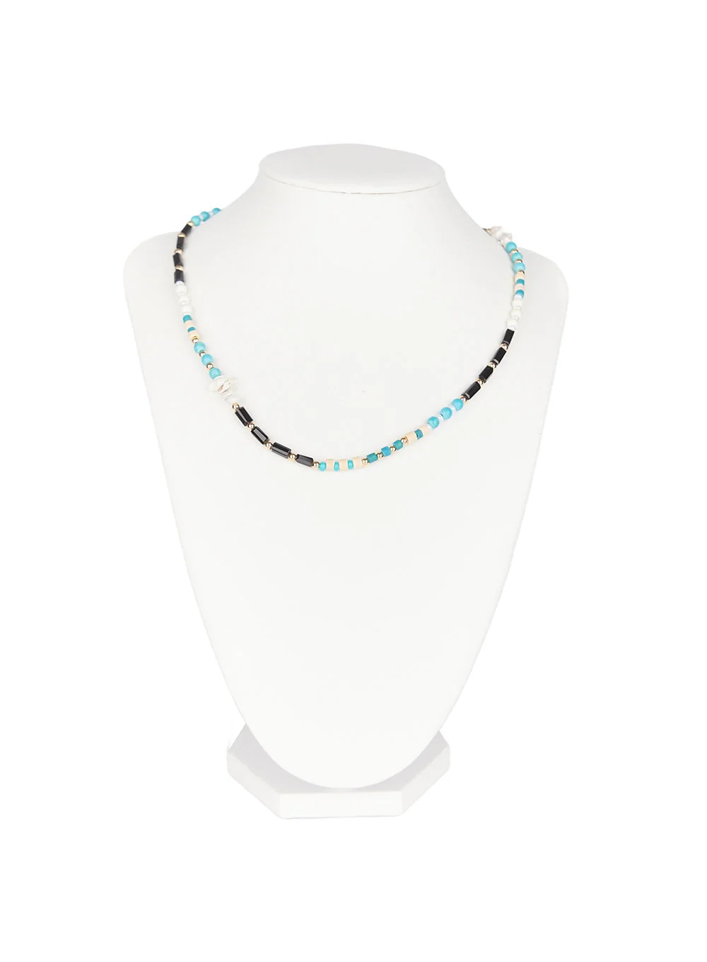 Men’s Beaded Charm Necklace IY529 - Image 11