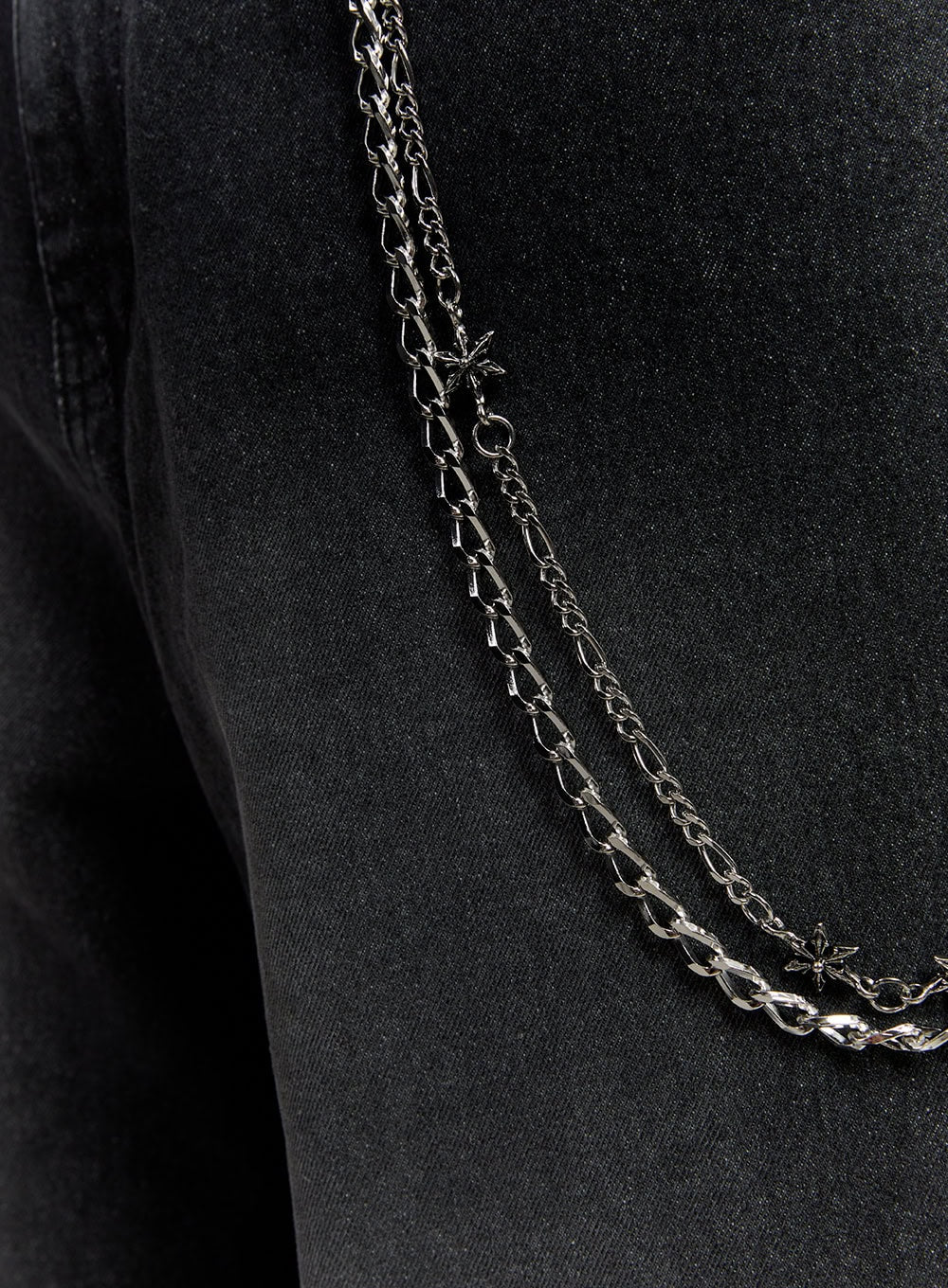 Men’s Star Double Chain IY530 - Image 3