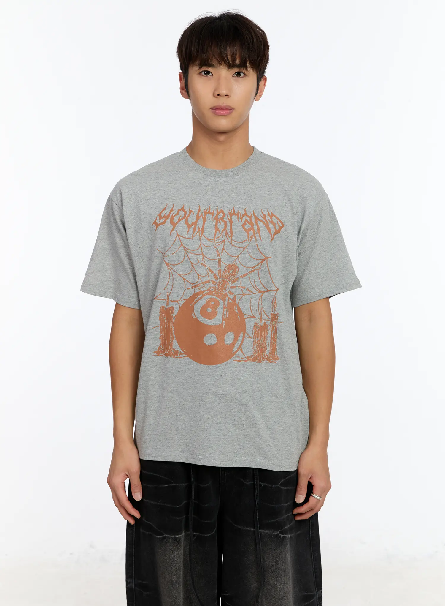 Men's 8-Ball Spider Graphic T-Shirt IM530 - Image 10