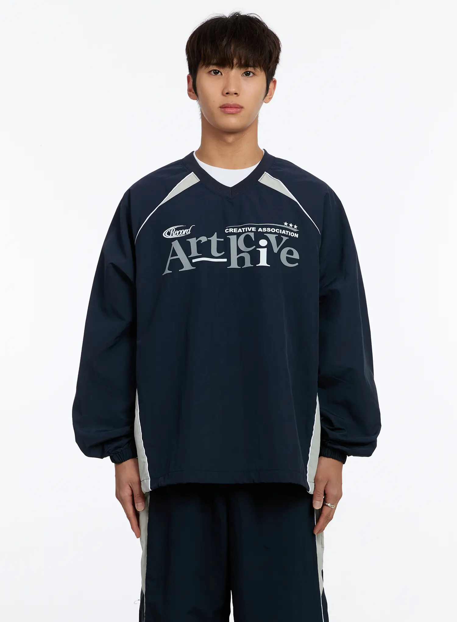 Men's Athletic V-Neck Pullover IM530 - Image 12