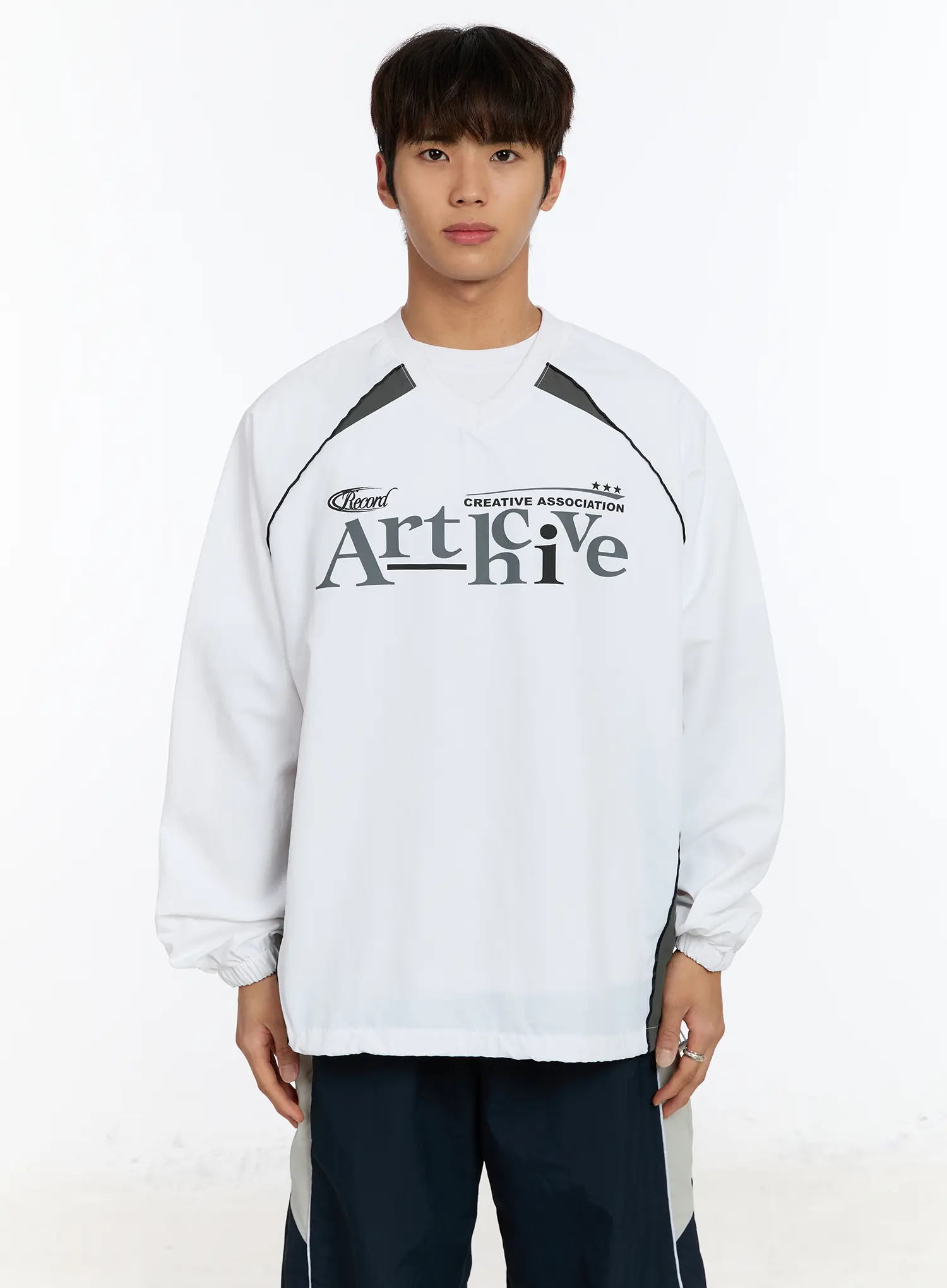 Men's Athletic V-Neck Pullover IM530 - Image 15