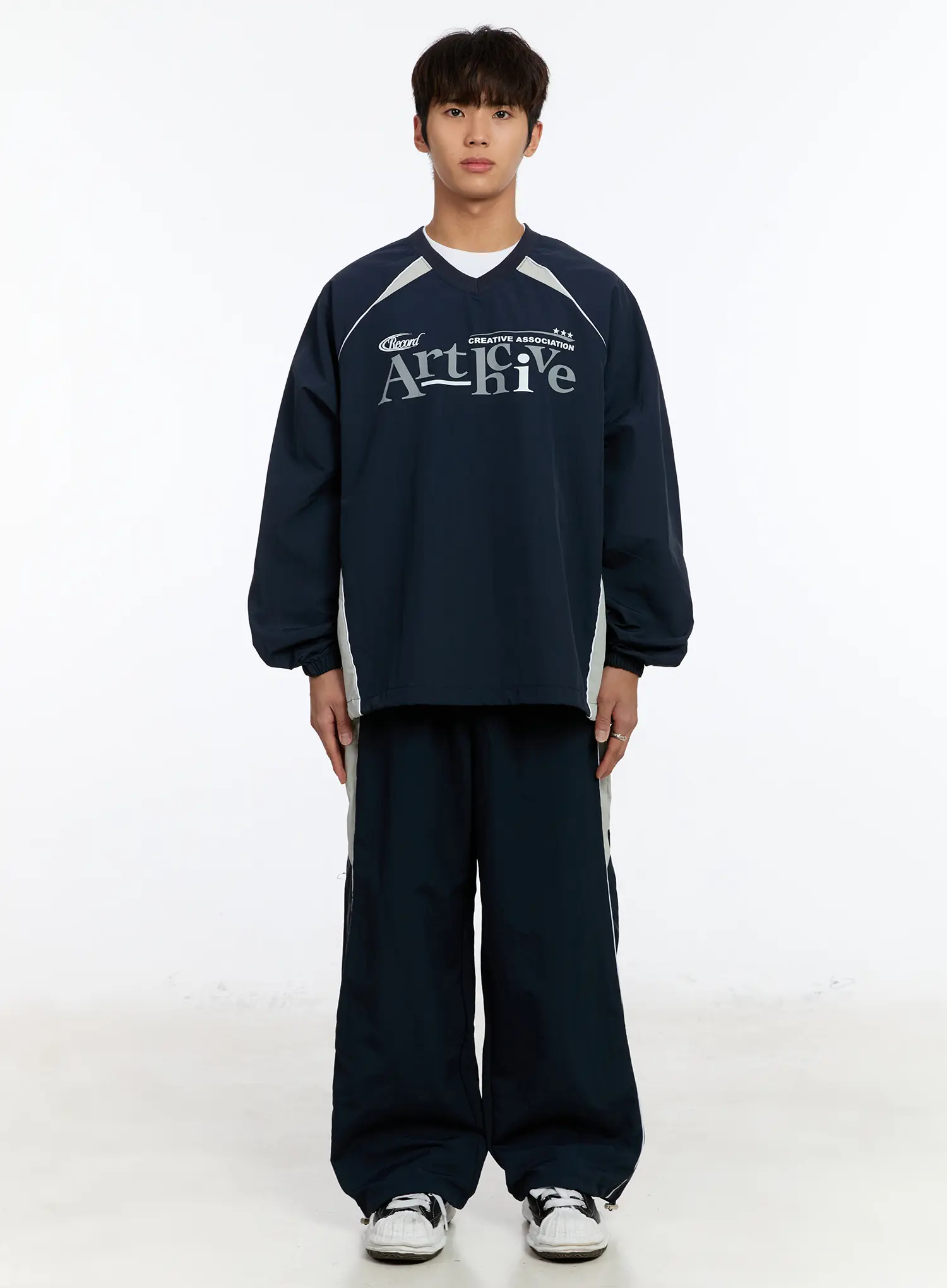 Men's Athletic V-Neck Pullover IM530 - Image 4