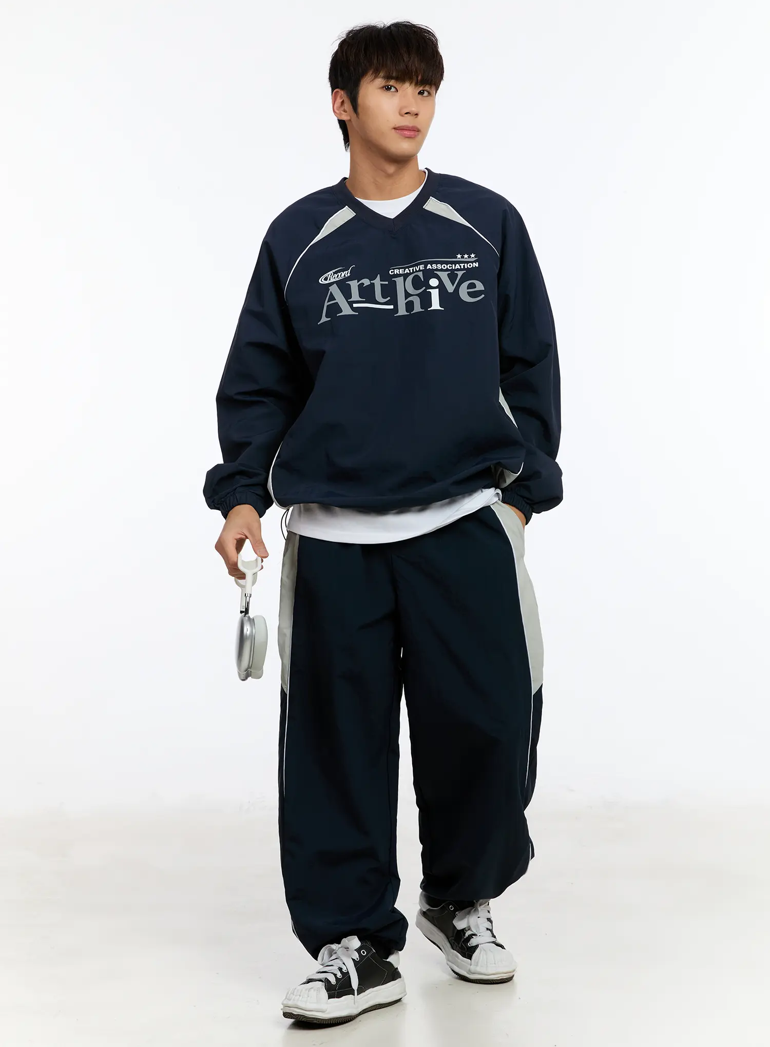 Men's Athletic V-Neck Pullover IM530 - Image 9