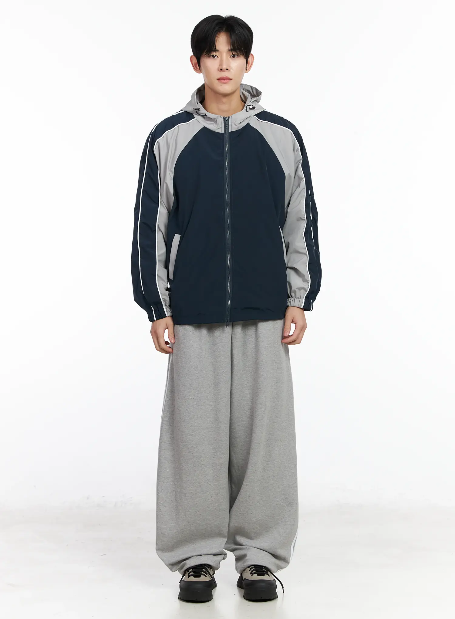 Men's Baggy Stripe Sweatpants IM523 - Image 5