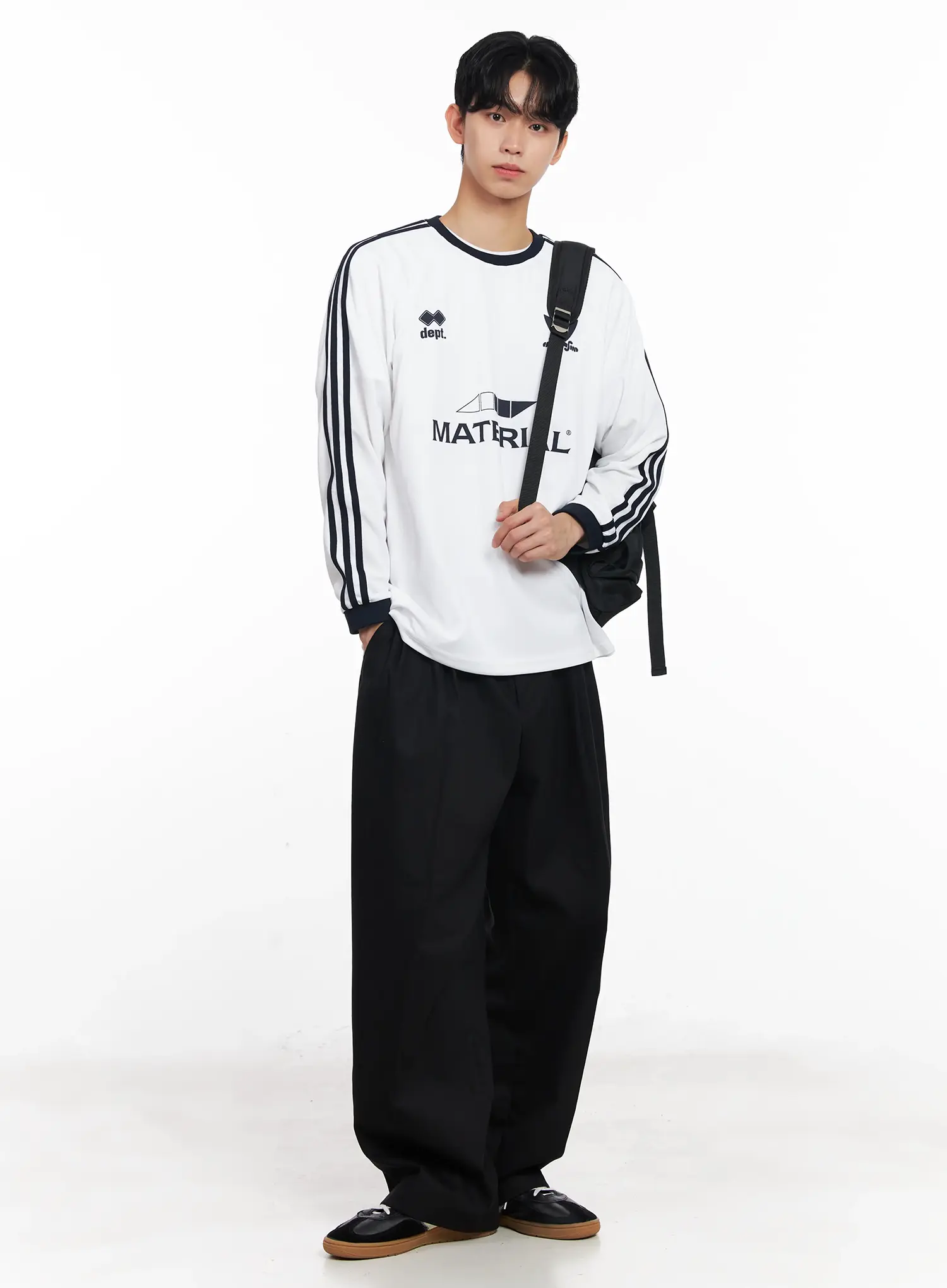 Men's Baggy Wide-Leg Trousers IL501 - Image 11