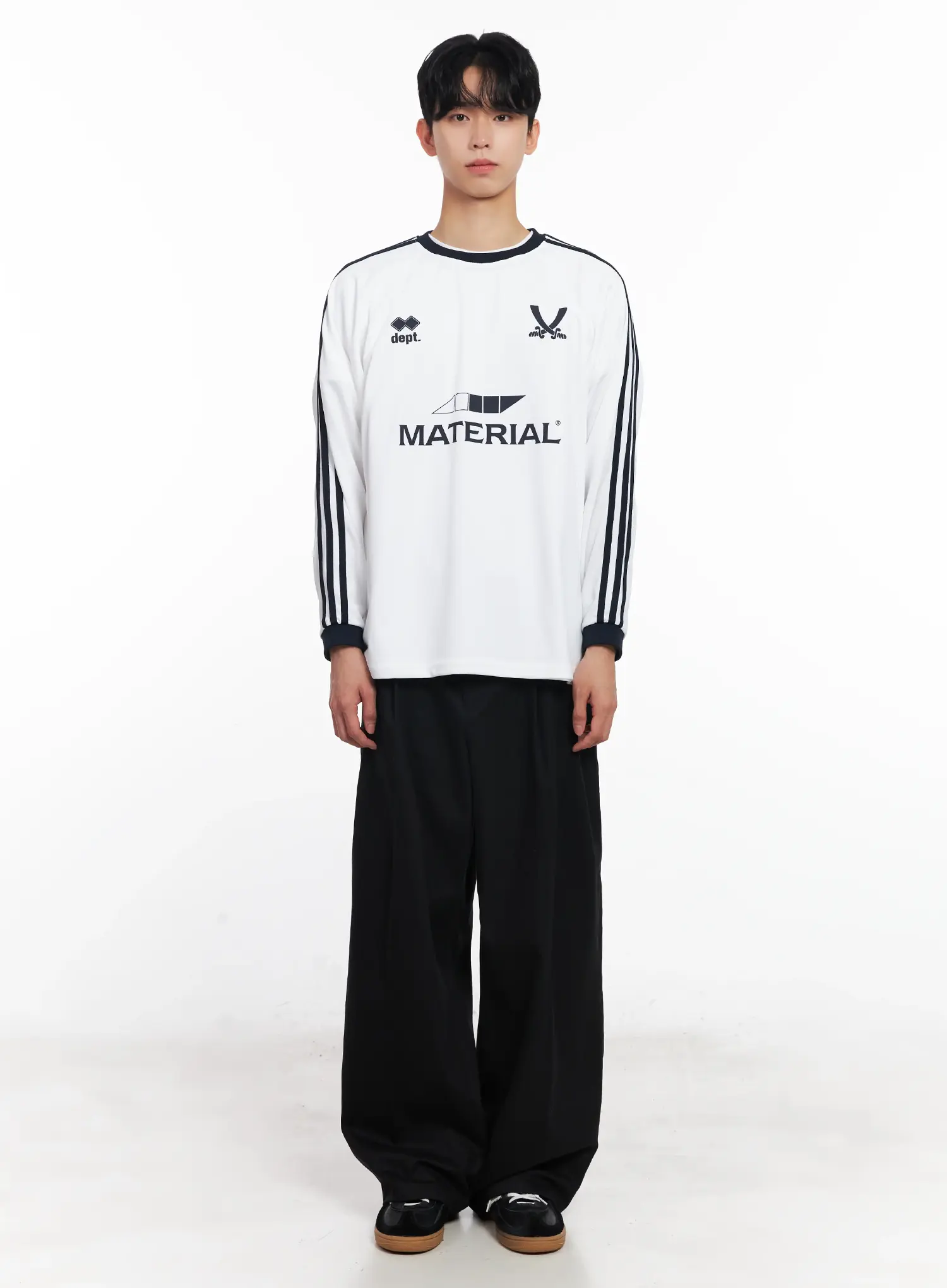 Men's Baggy Wide-Leg Trousers IL501 - Image 3
