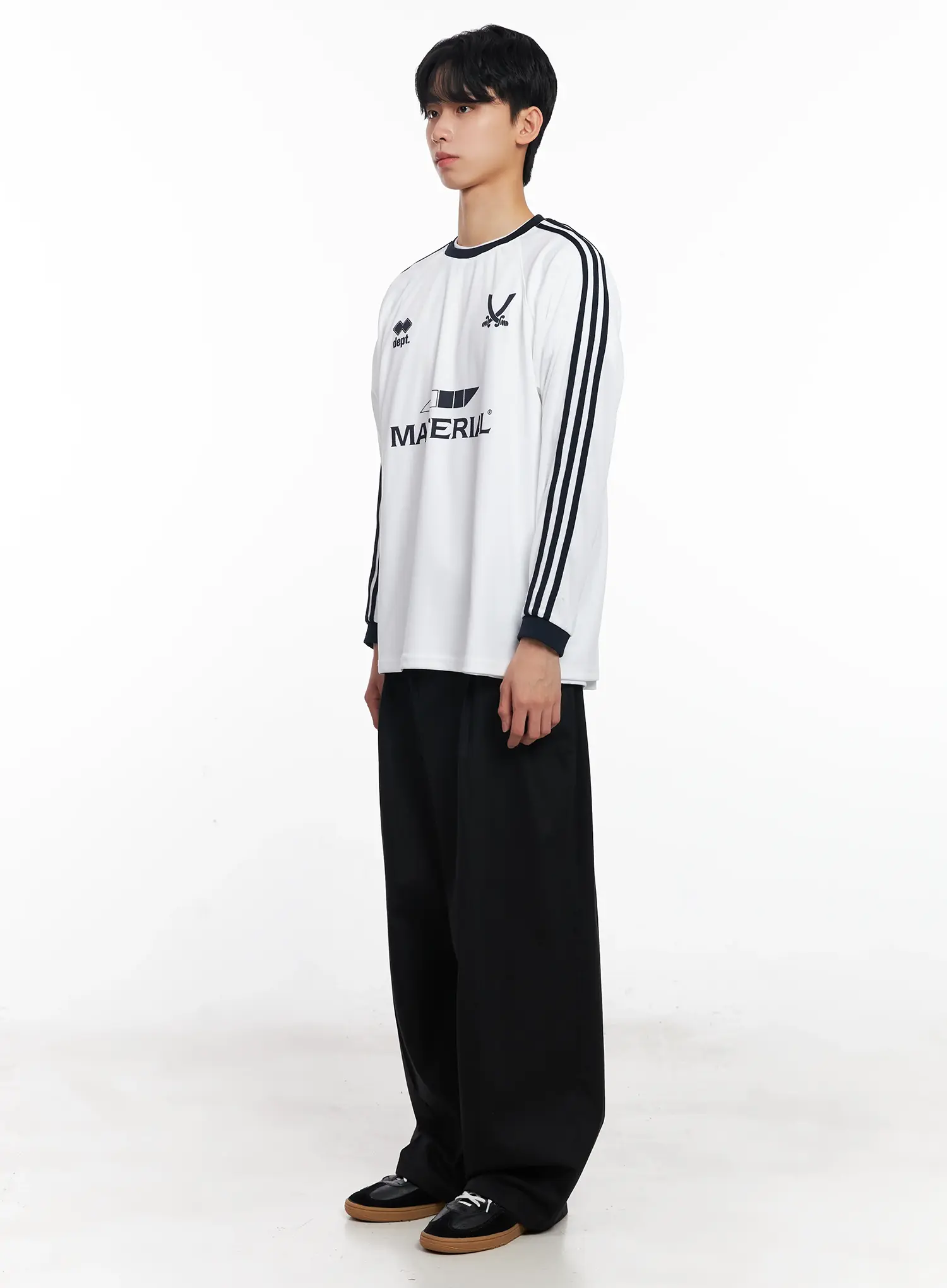 Men's Baggy Wide-Leg Trousers IL501 - Image 4