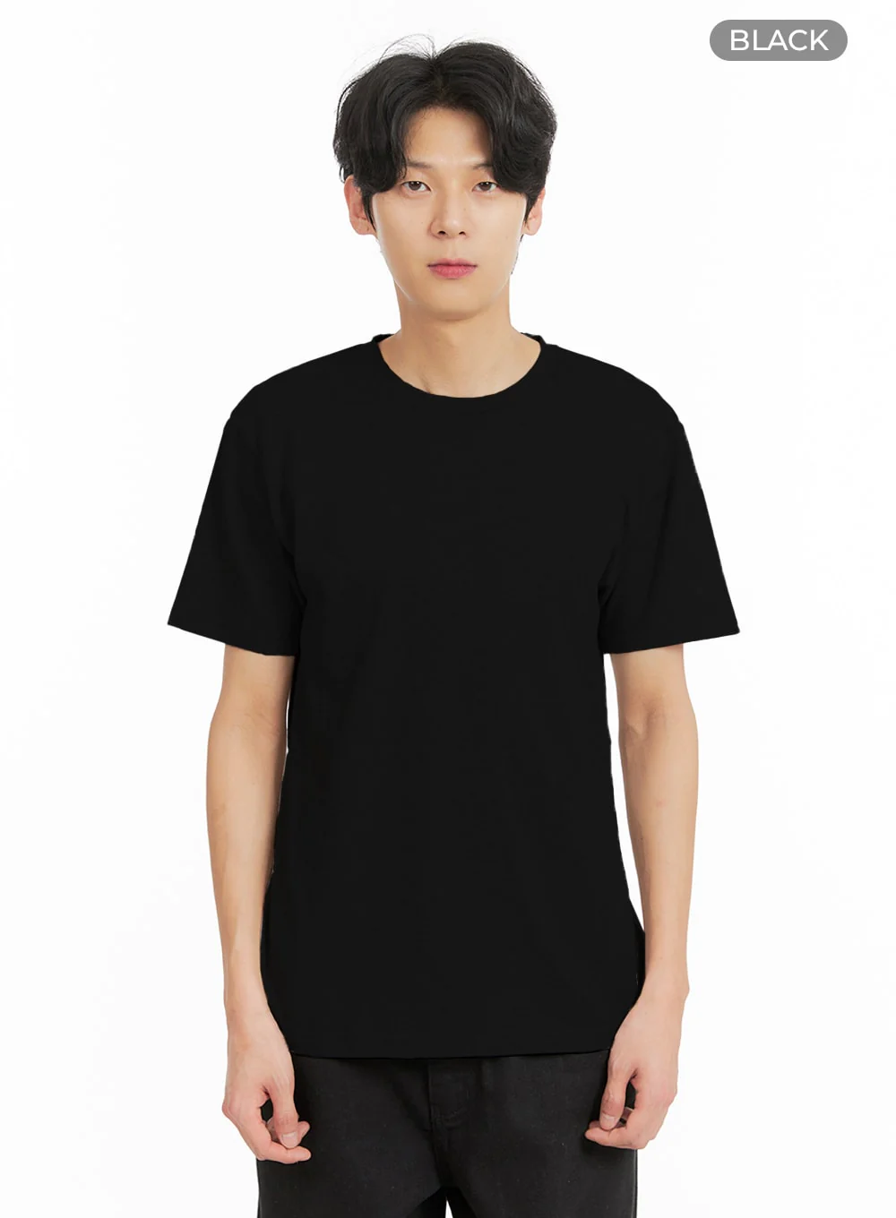 Men's Basic Cotton T-Shirt IA401 - Image 11
