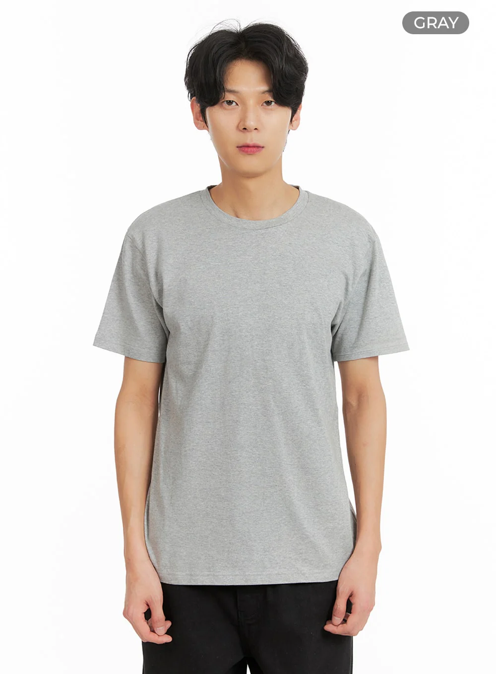 Men's Basic Cotton T-Shirt IA401 - Image 9