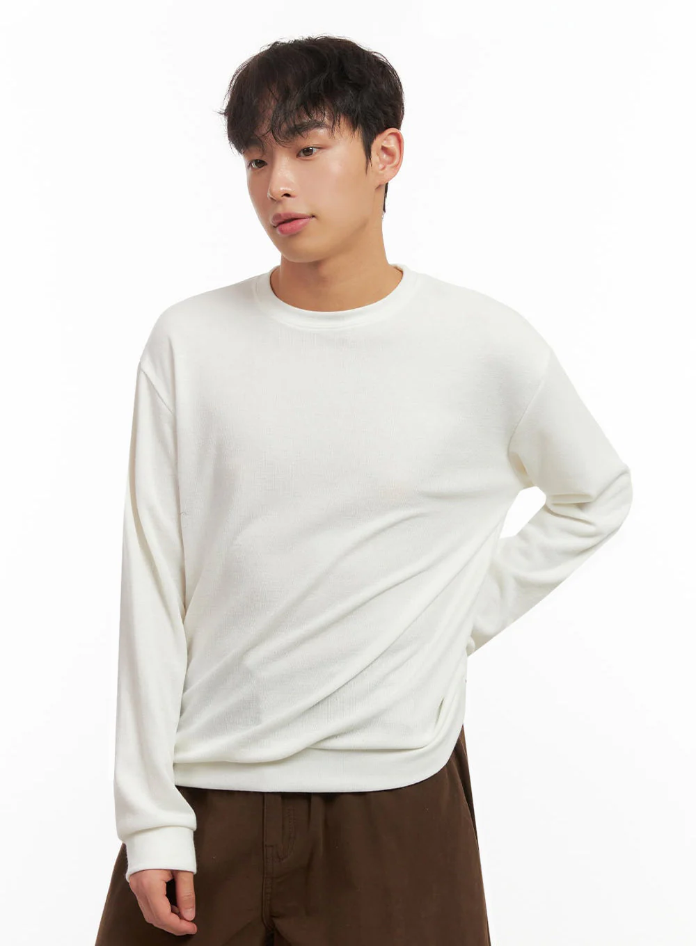 Men's Basic Long-Sleeve Tee ID427 - Image 4