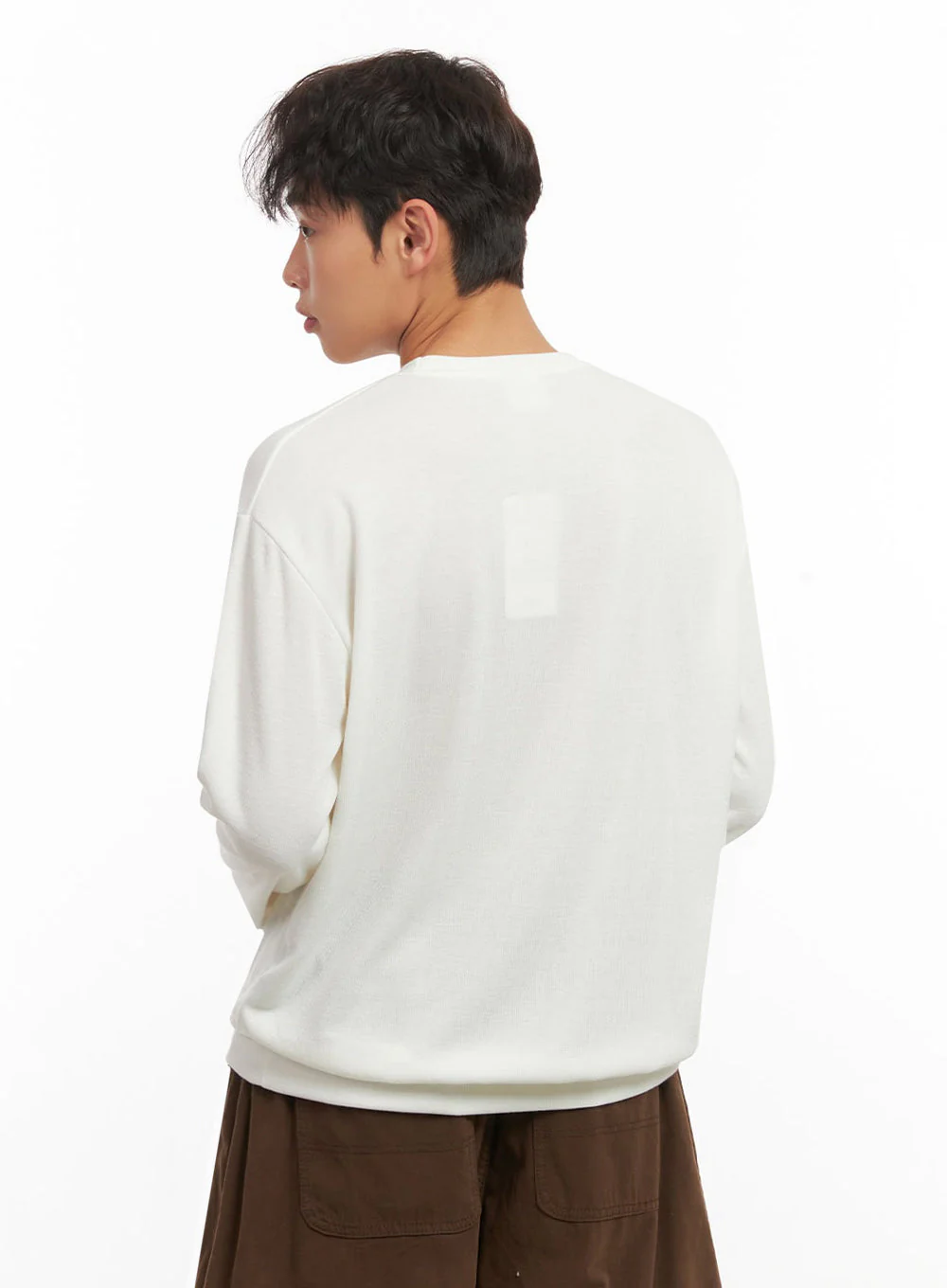 Men's Basic Long-Sleeve Tee ID427 - Image 5