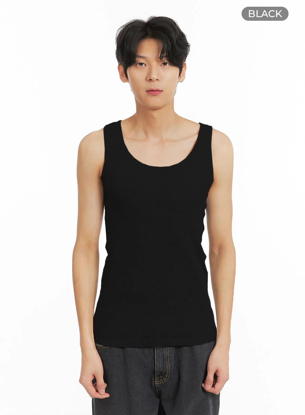 Men's Basic Slim Fit Tank Top IA401 - Image 11