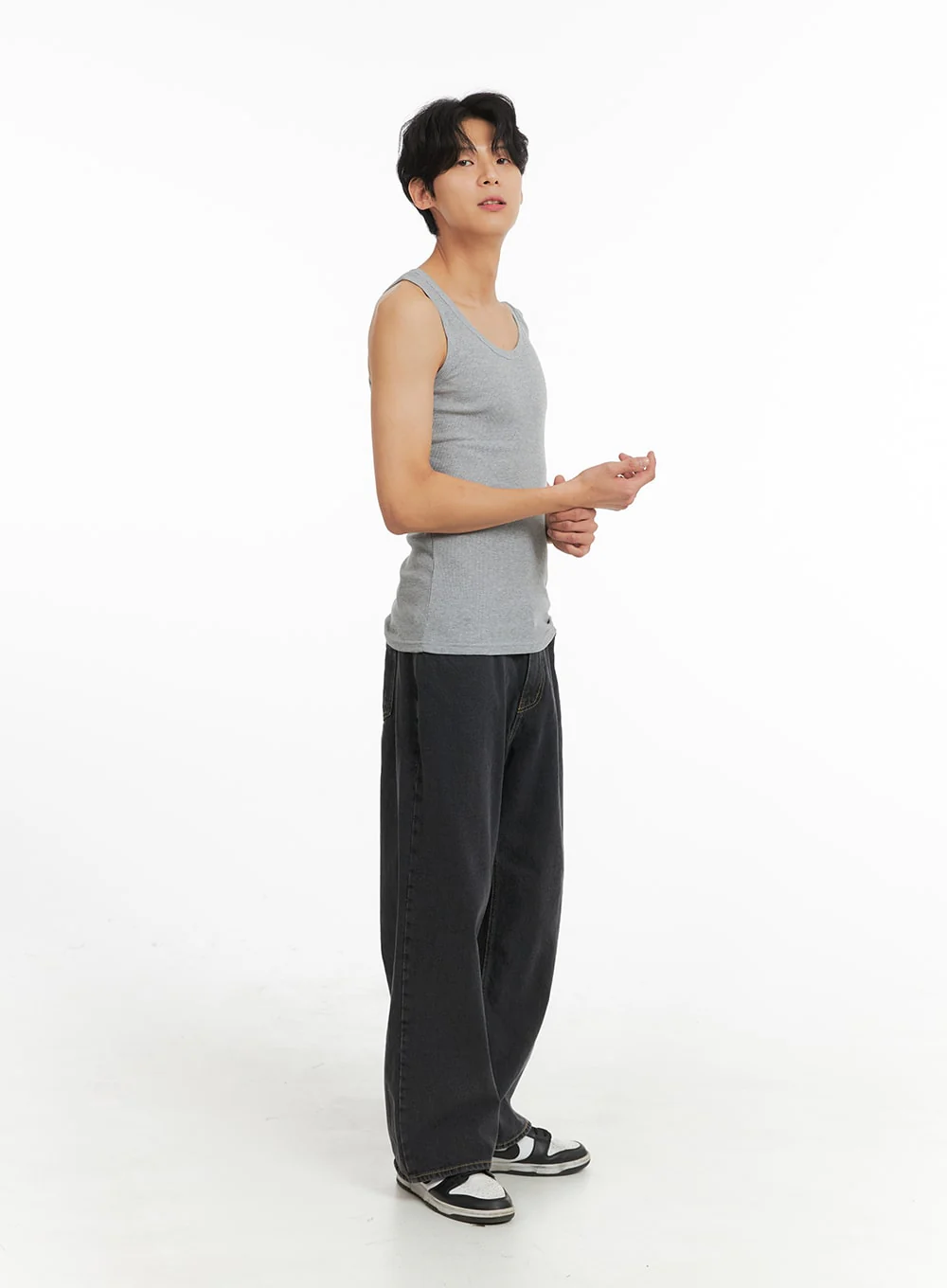 Men's Basic Slim Fit Tank Top IA401 - Image 6