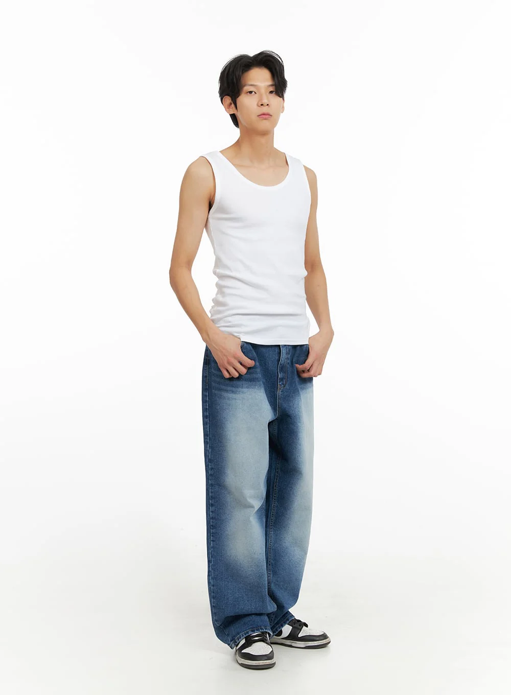 Men's Basic U Neck Tank Top IA402 - Image 5