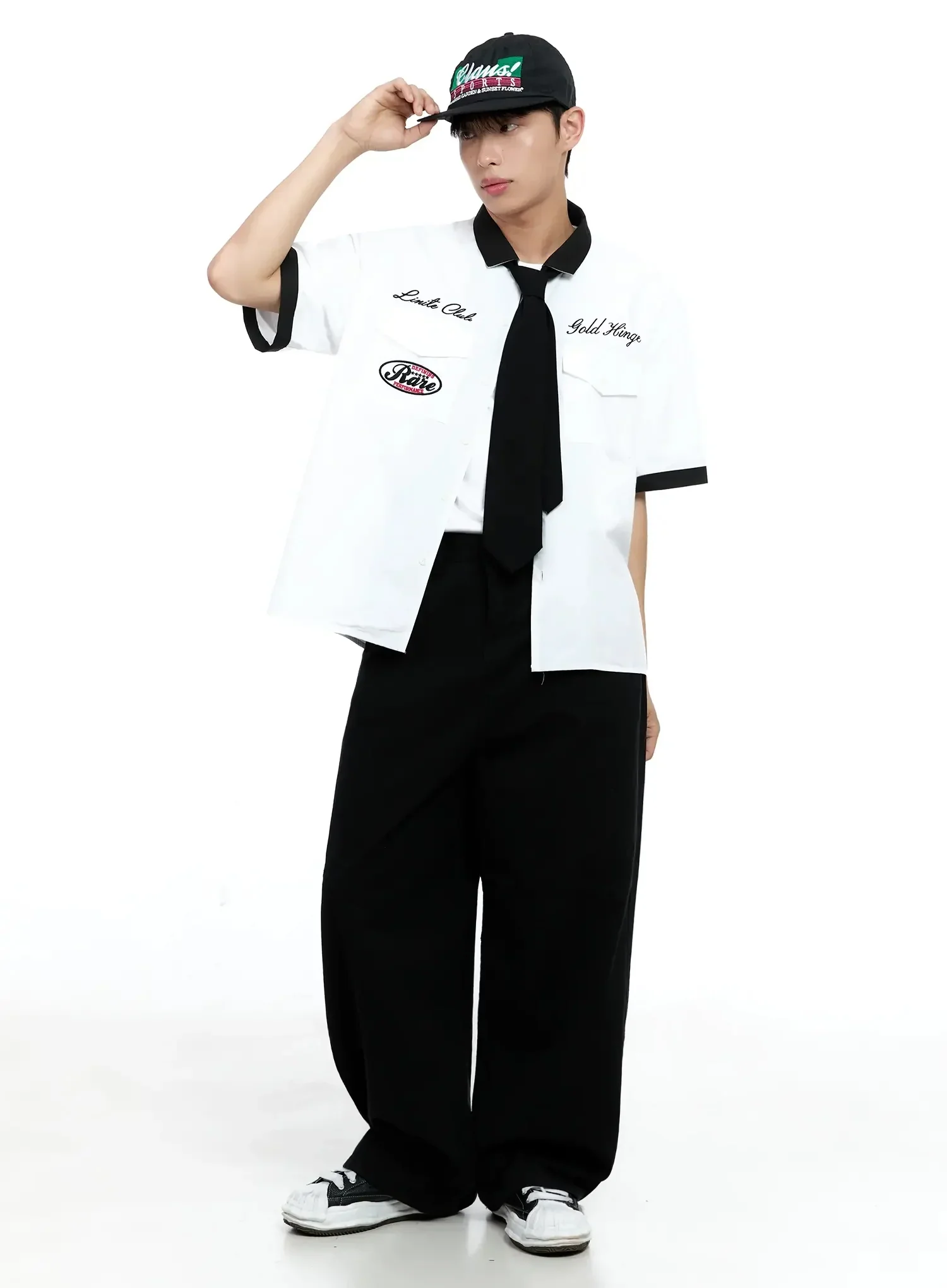 Men's Basic Wide-Leg Pants IG520 - Image 12