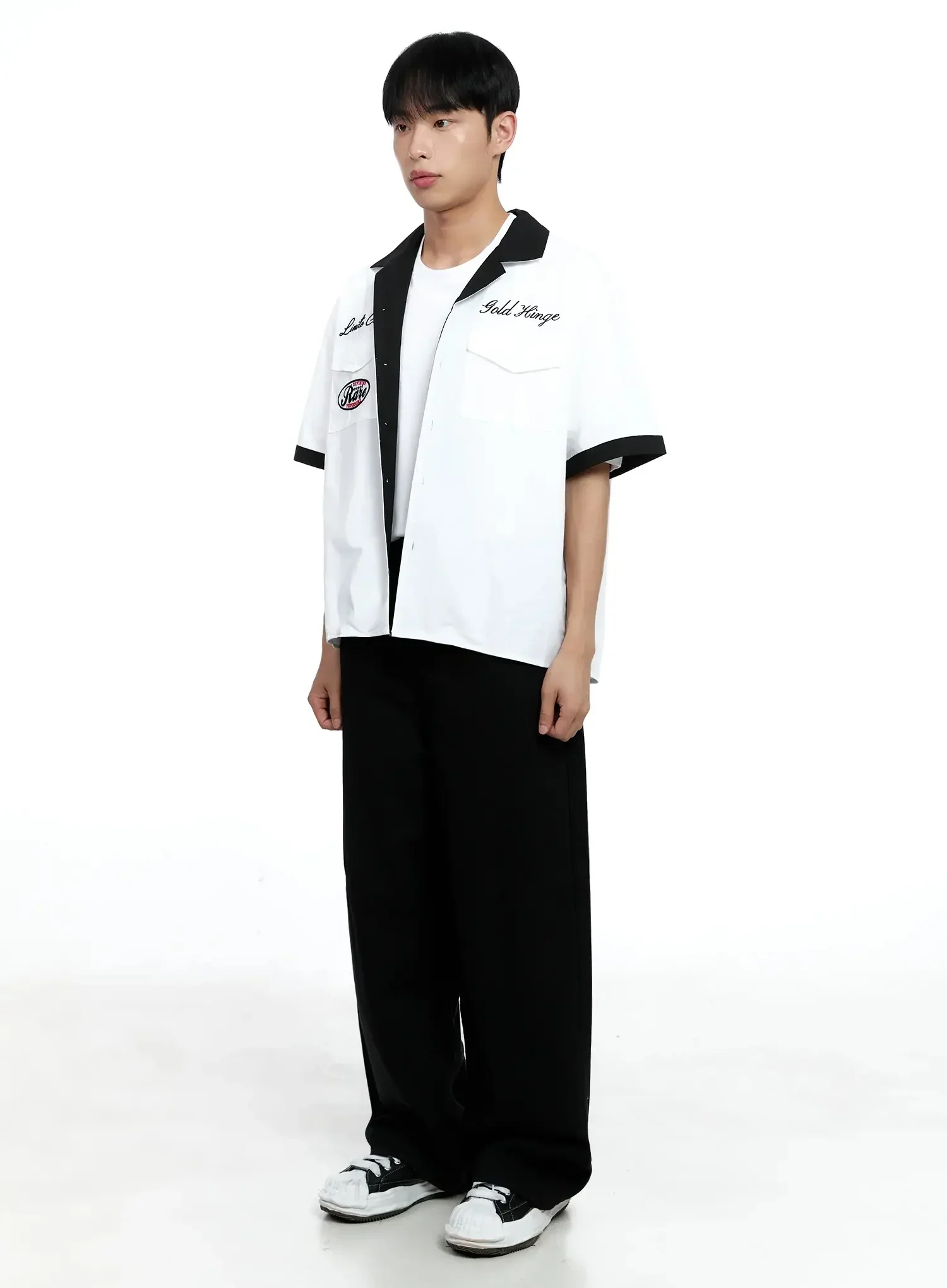 Men's Basic Wide-Leg Pants IG520 - Image 8