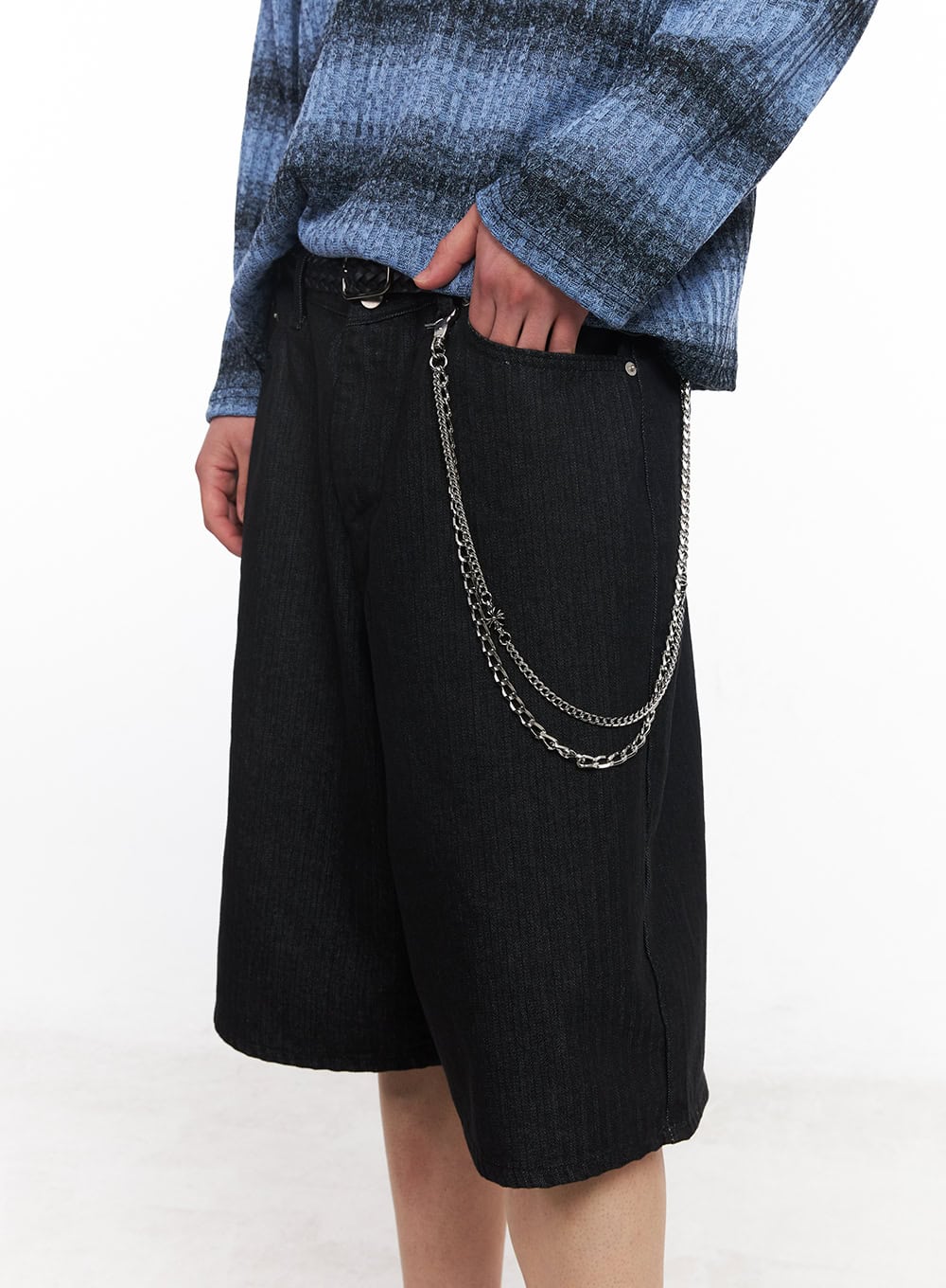 Men's Beaded Layered Chain IU512 - Image 5