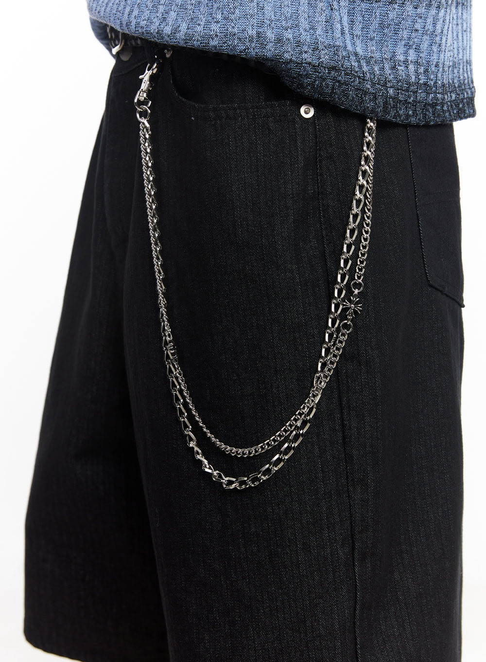 Men's Beaded Layered Chain IU512 - Image 7
