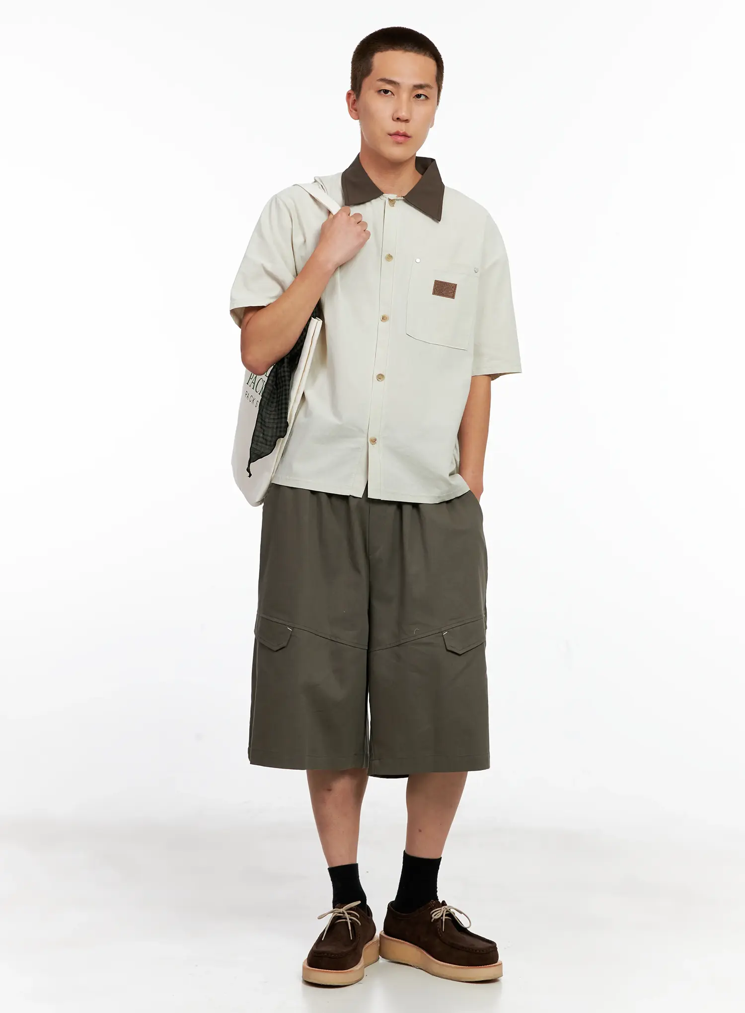 Men's Bermuda Cargo Shorts IG511 - Image 13