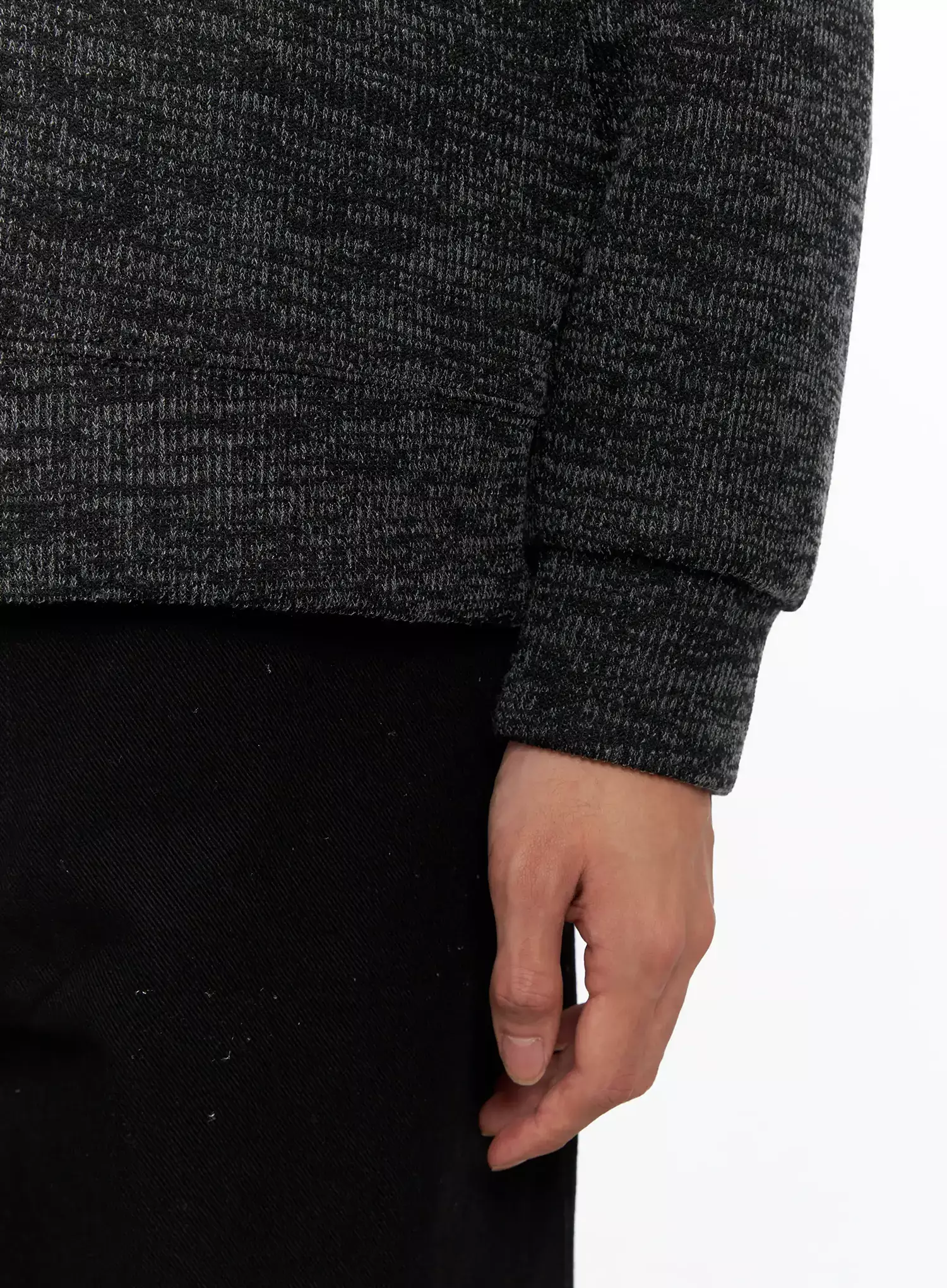 Men's Button-Up Collar Knit Cardigan IO517 - Image 5