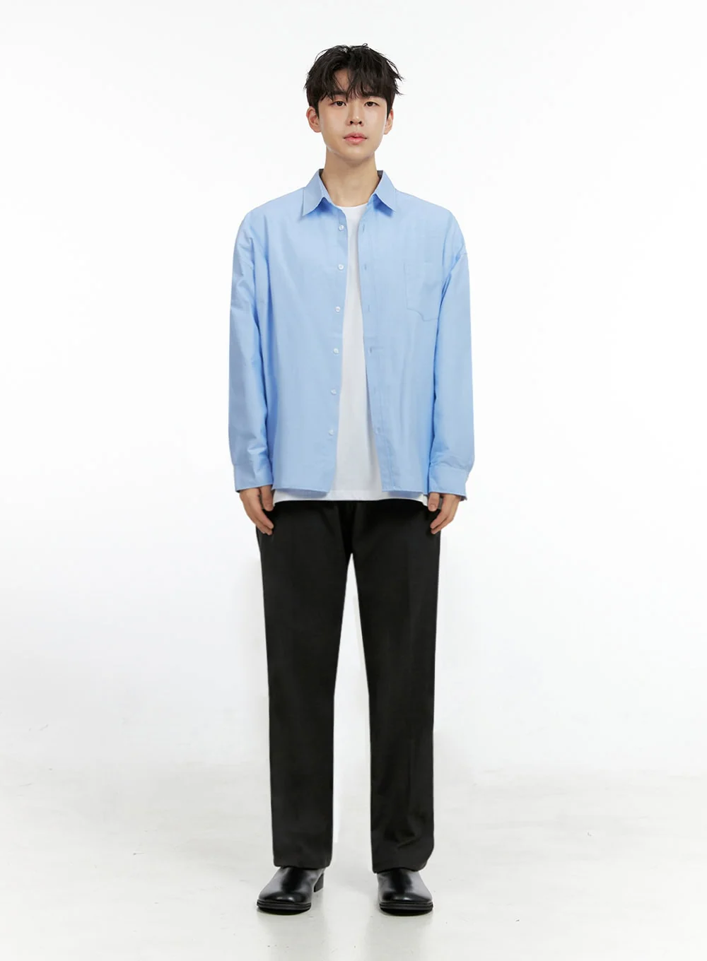 Men's Buttoned Collar Shirt IN422 - Image 6