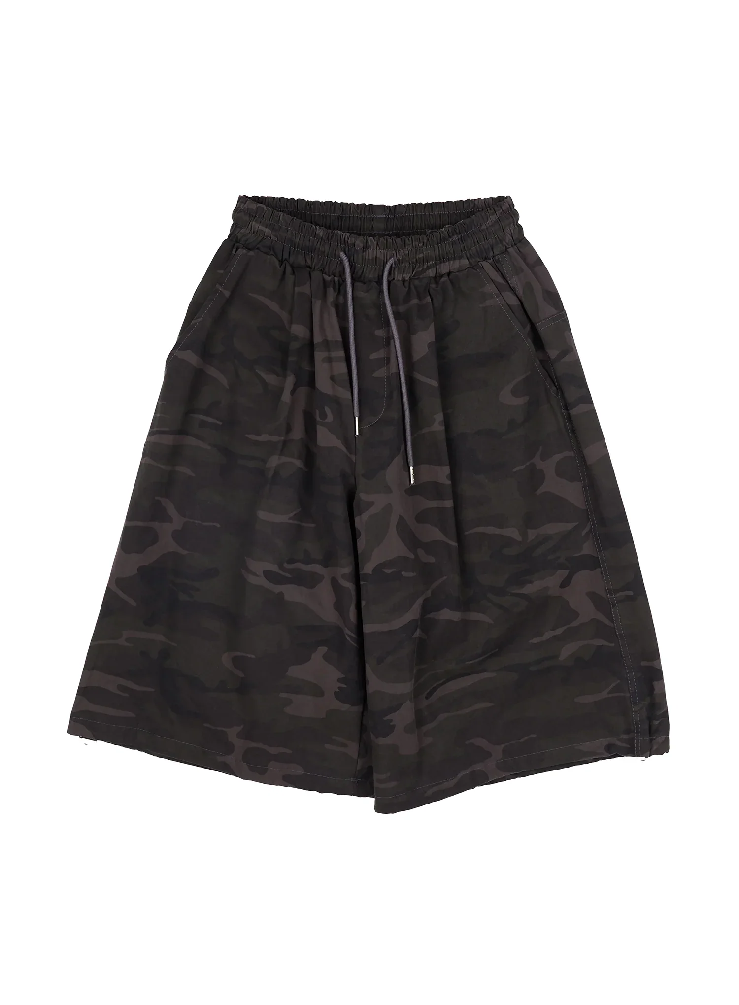 Men's Camo Bermuda Shorts (Dark Gray) IY513 - Image 8