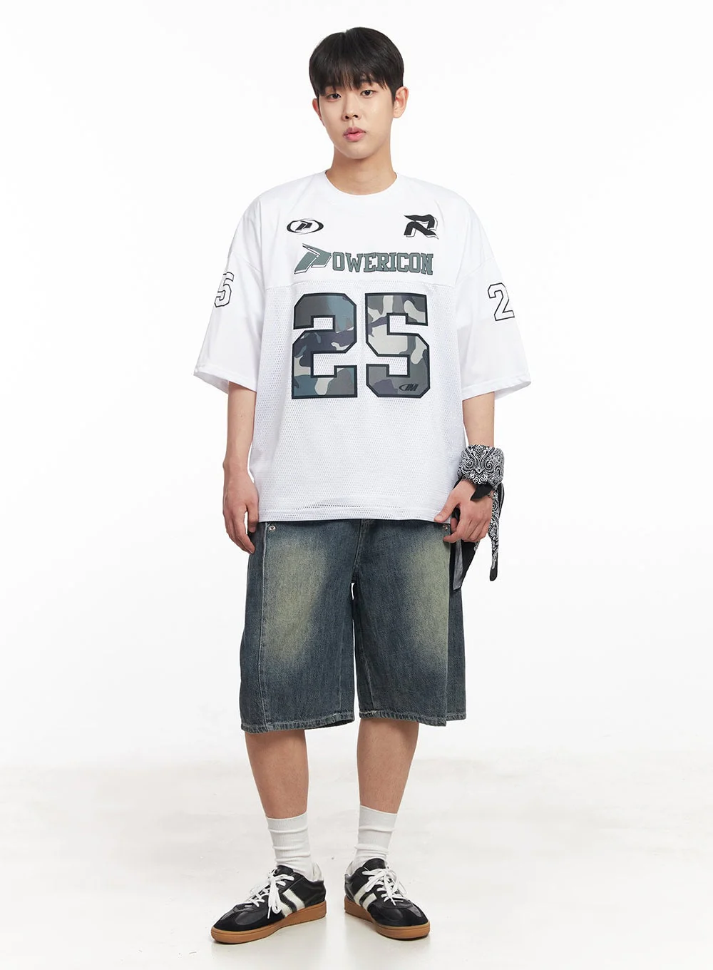 Men's Camo Mesh Jersey T-Shirt IA525 - Image 10