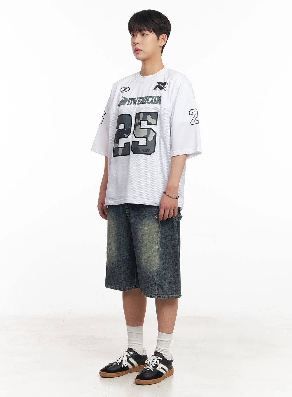 Men's Camo Mesh Jersey T-Shirt IA525 - Image 8
