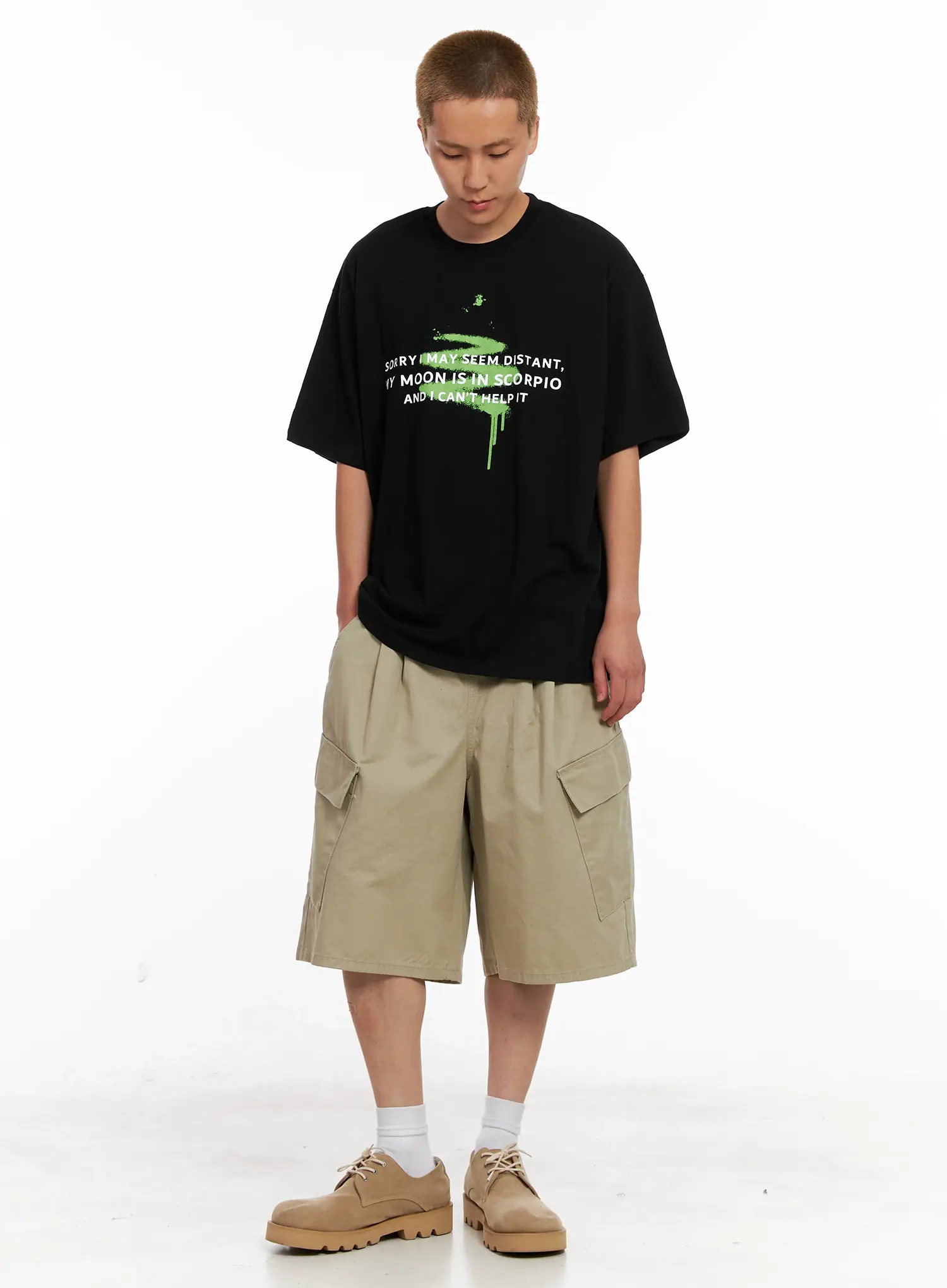 Men's Cargo Bermuda Shorts IL521 - Image 2