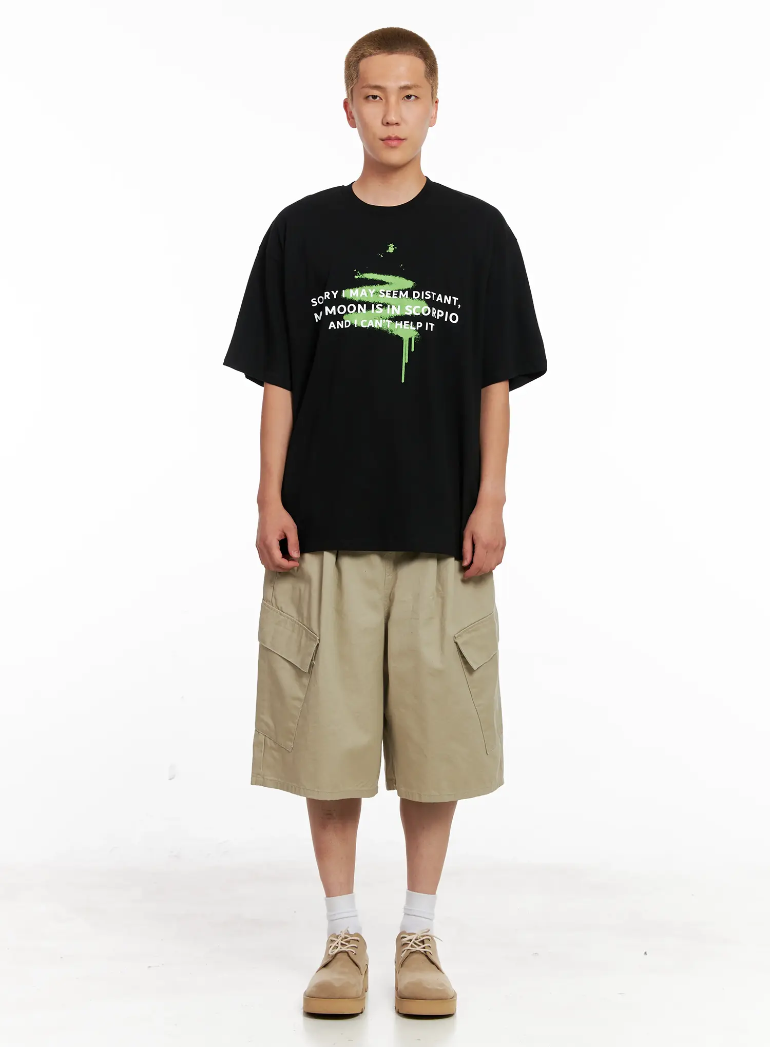 Men's Cargo Bermuda Shorts IL521 - Image 3