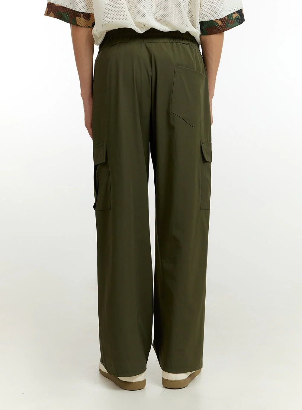 Men's Cargo Pants (Dark Green) IL412 - Image 6