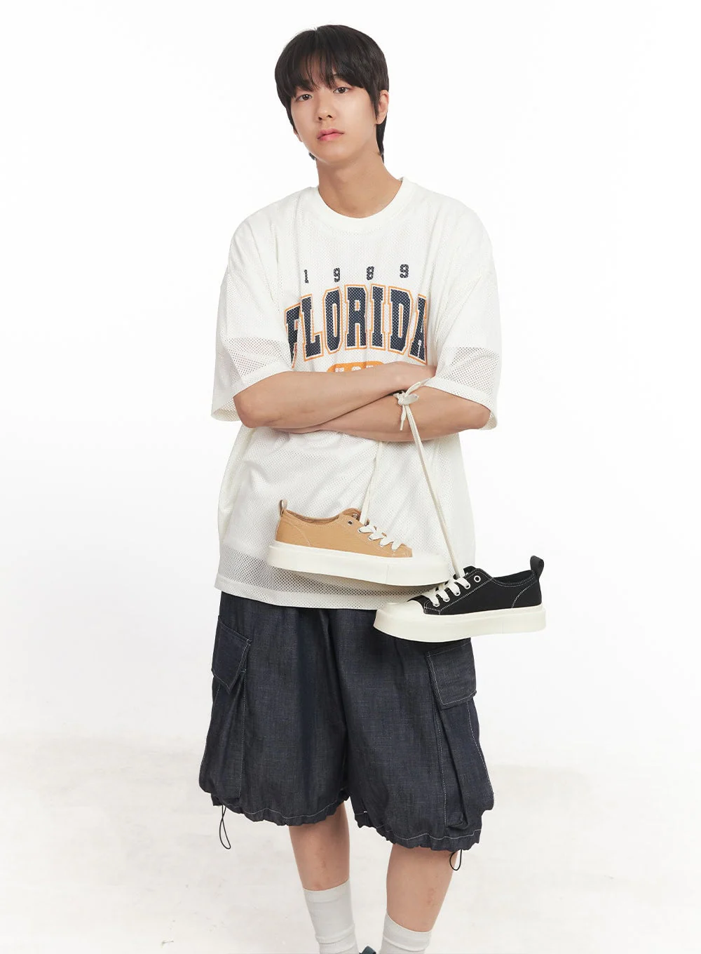Men's Cargo Stitched Jorts IA511 - Image 11