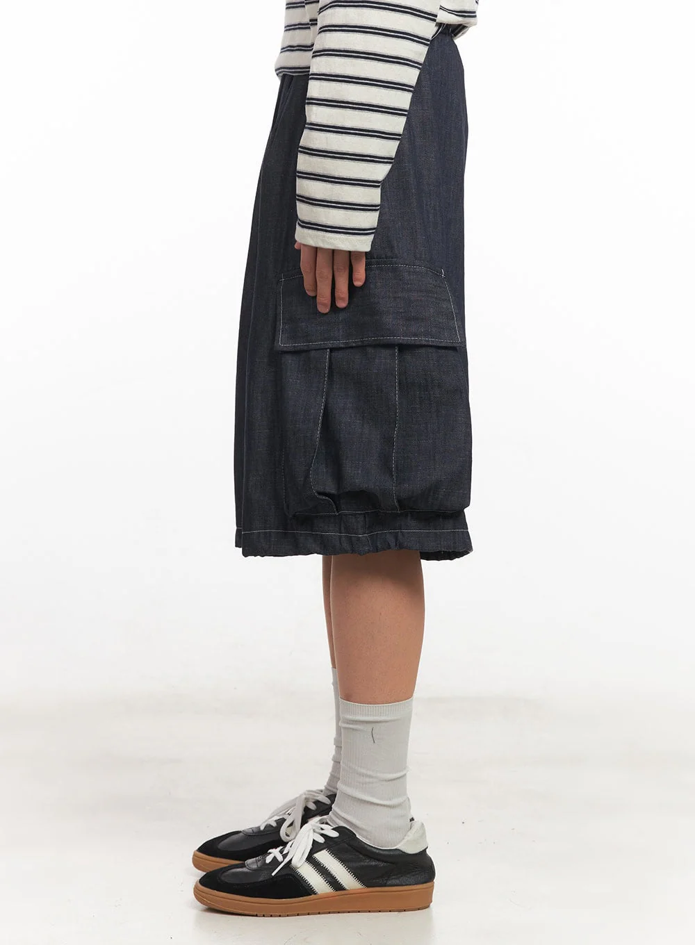 Men's Cargo Stitched Jorts IA511 - Image 4