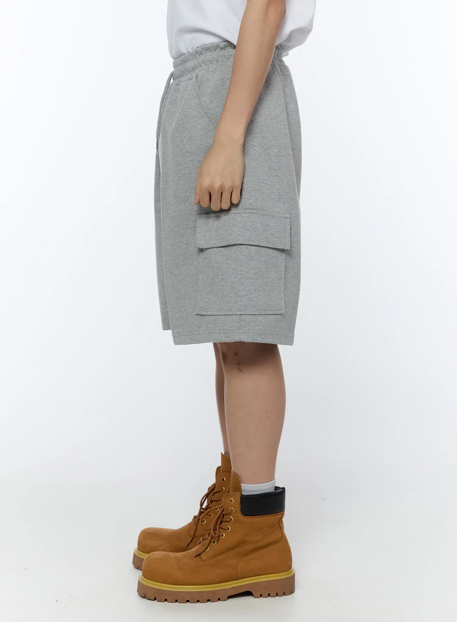 Men's Cargo Sweat Shorts IA517 - Image 5