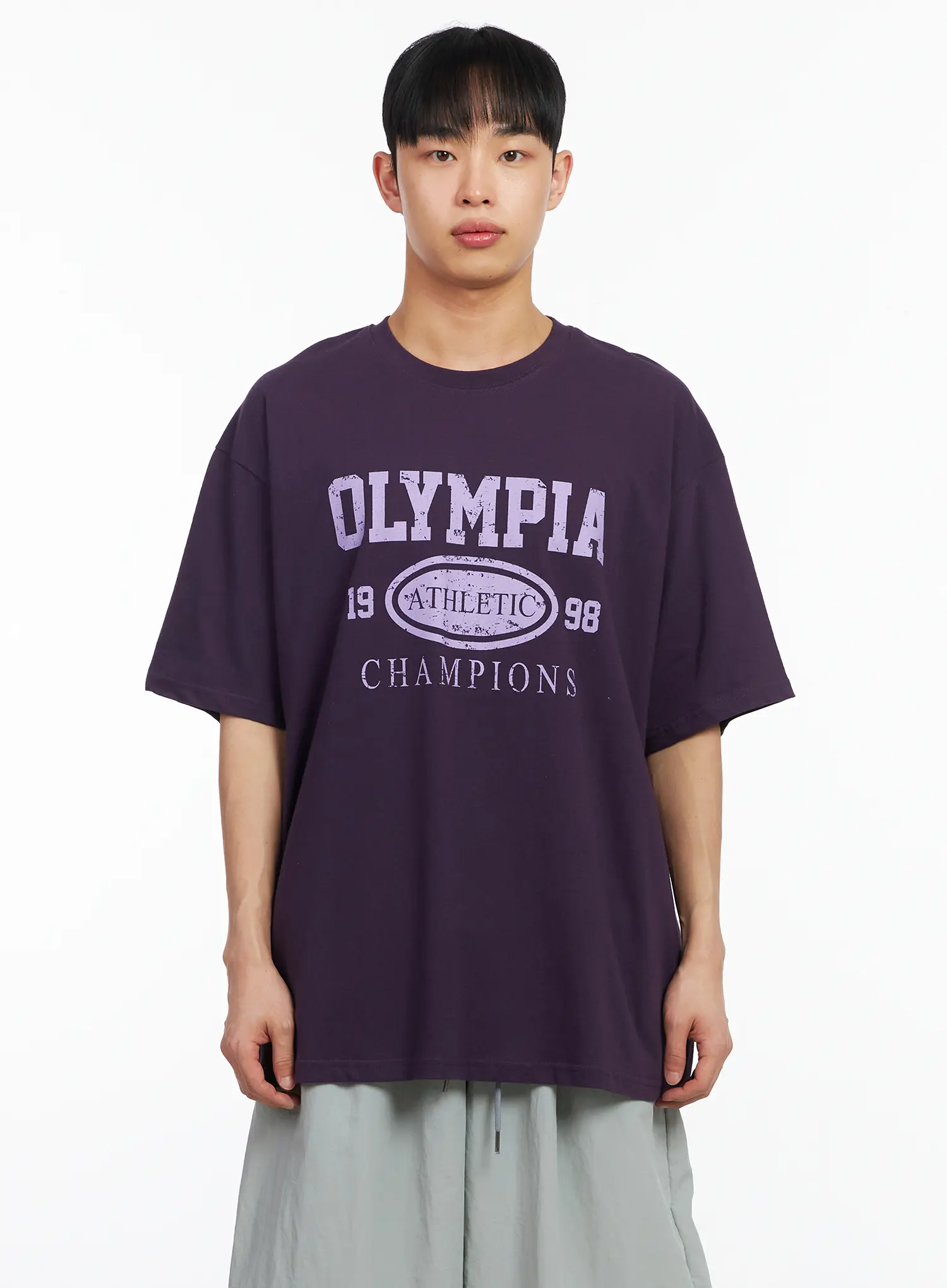 Men's Casual Athletic Graphic Tee IA502 - Image 10