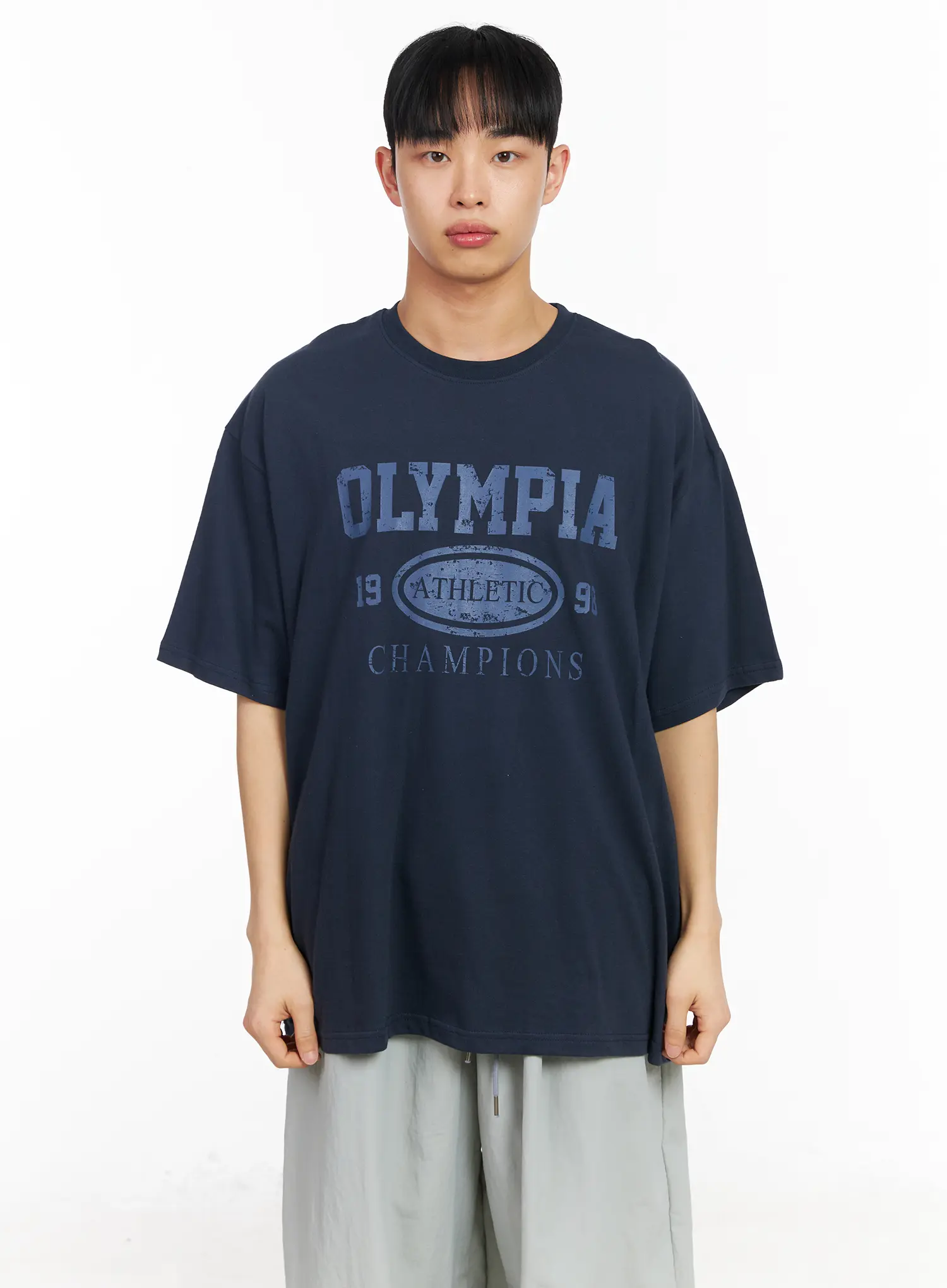 Men's Casual Athletic Graphic Tee IA502 - Image 11