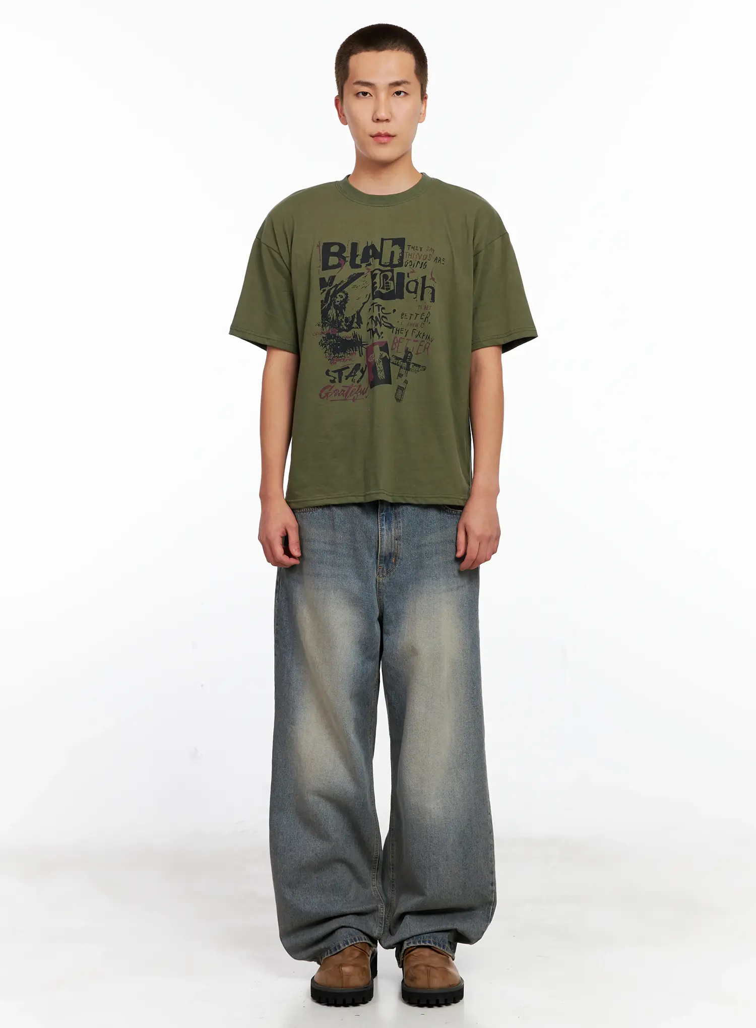 Men's Casual Graphic Tee IG511 - Image 3
